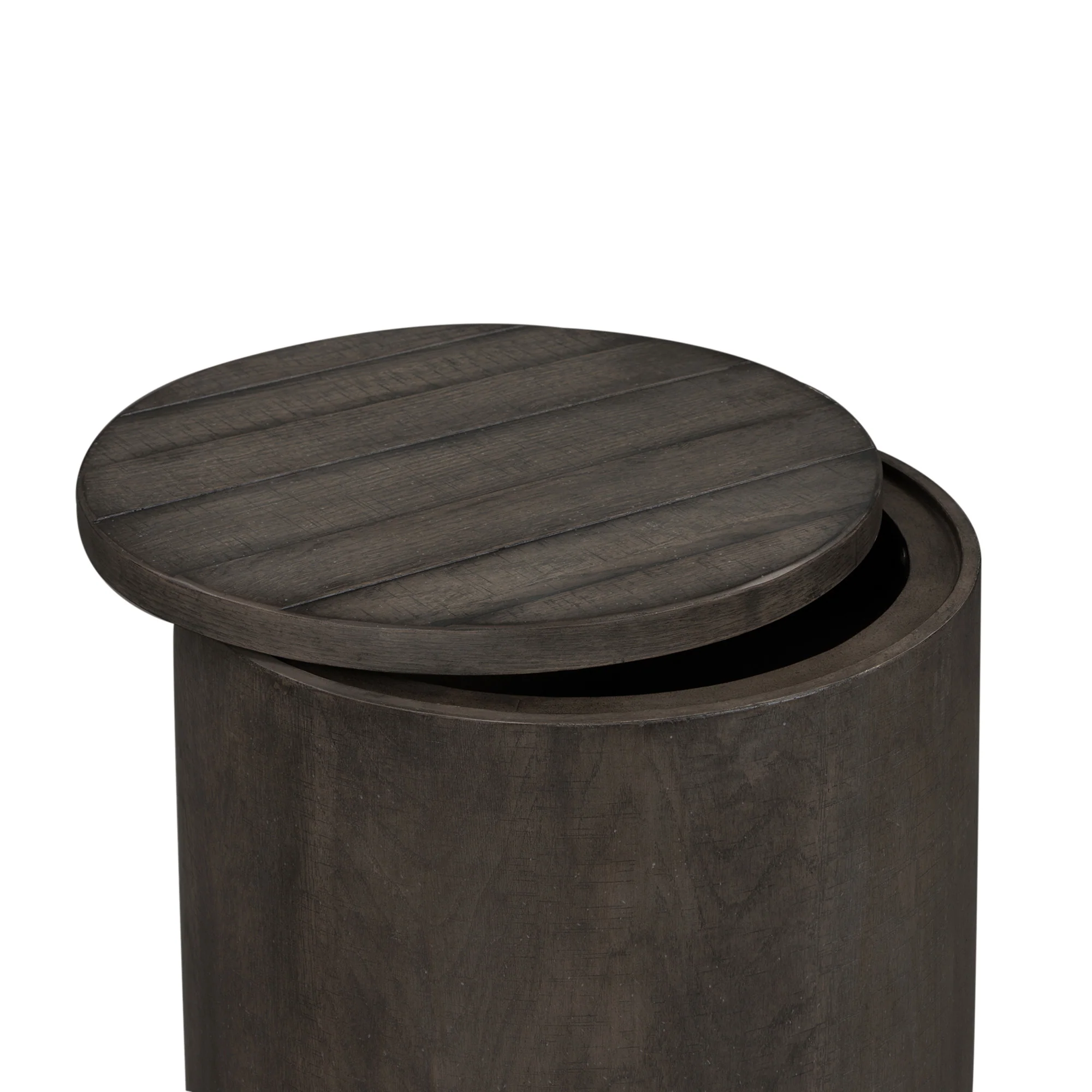 Modern Farmhouse Drum End Table - Image 7