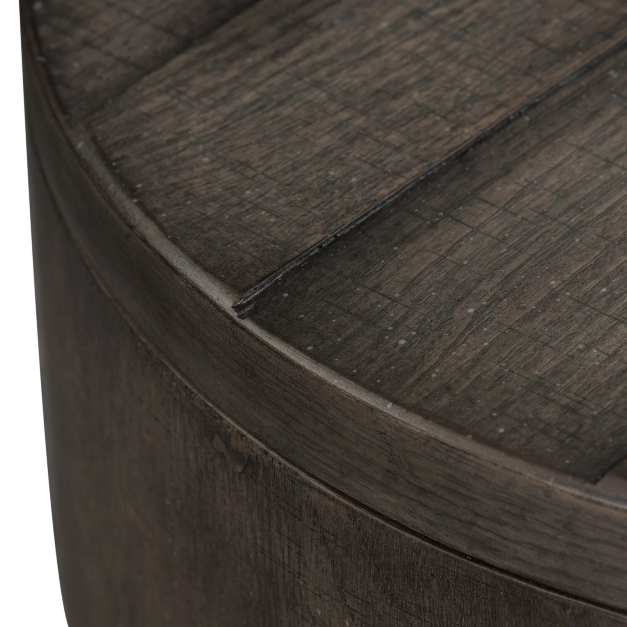 Modern Farmhouse Drum End Table - Image 8