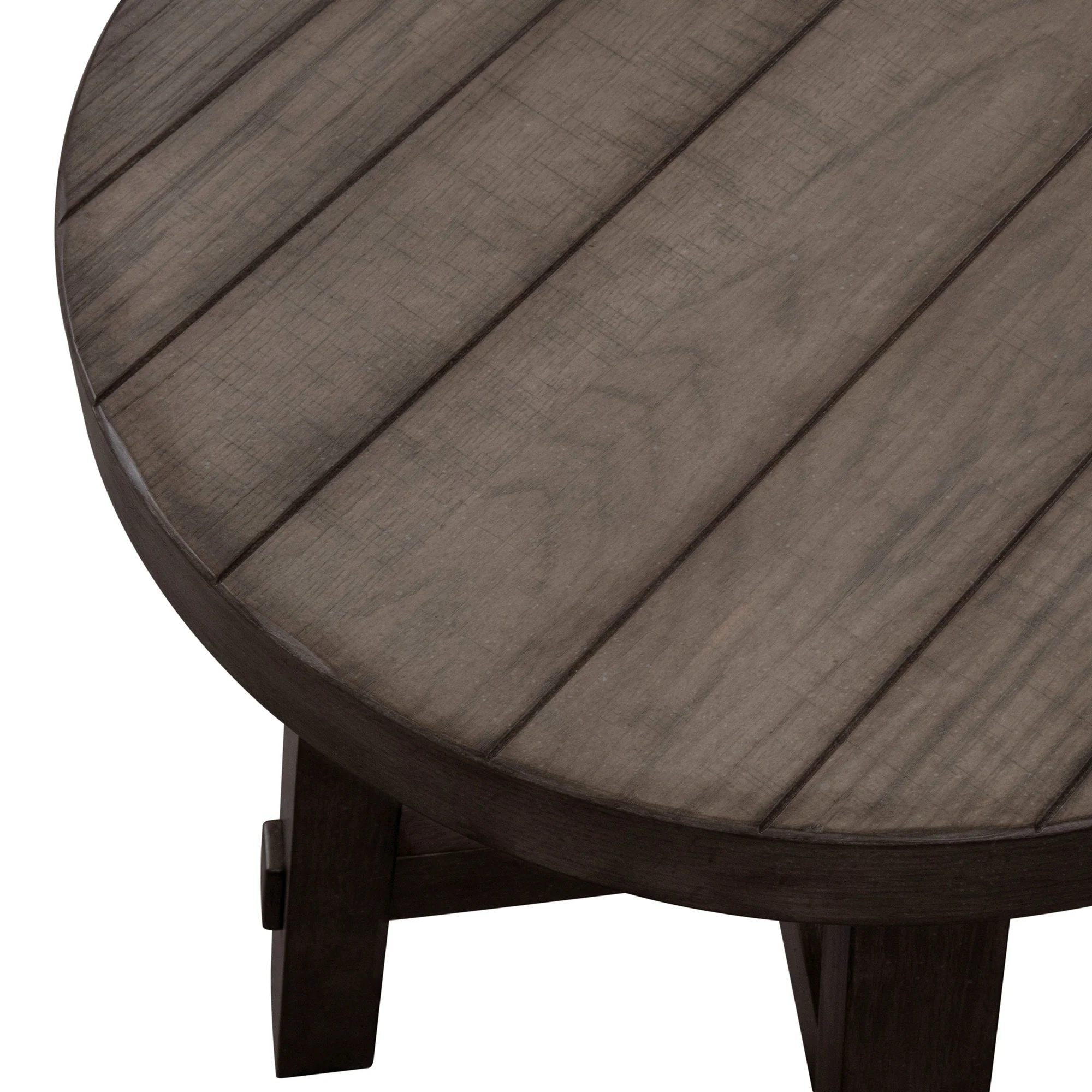 Modern Farmhouse Round End Table - Image 5