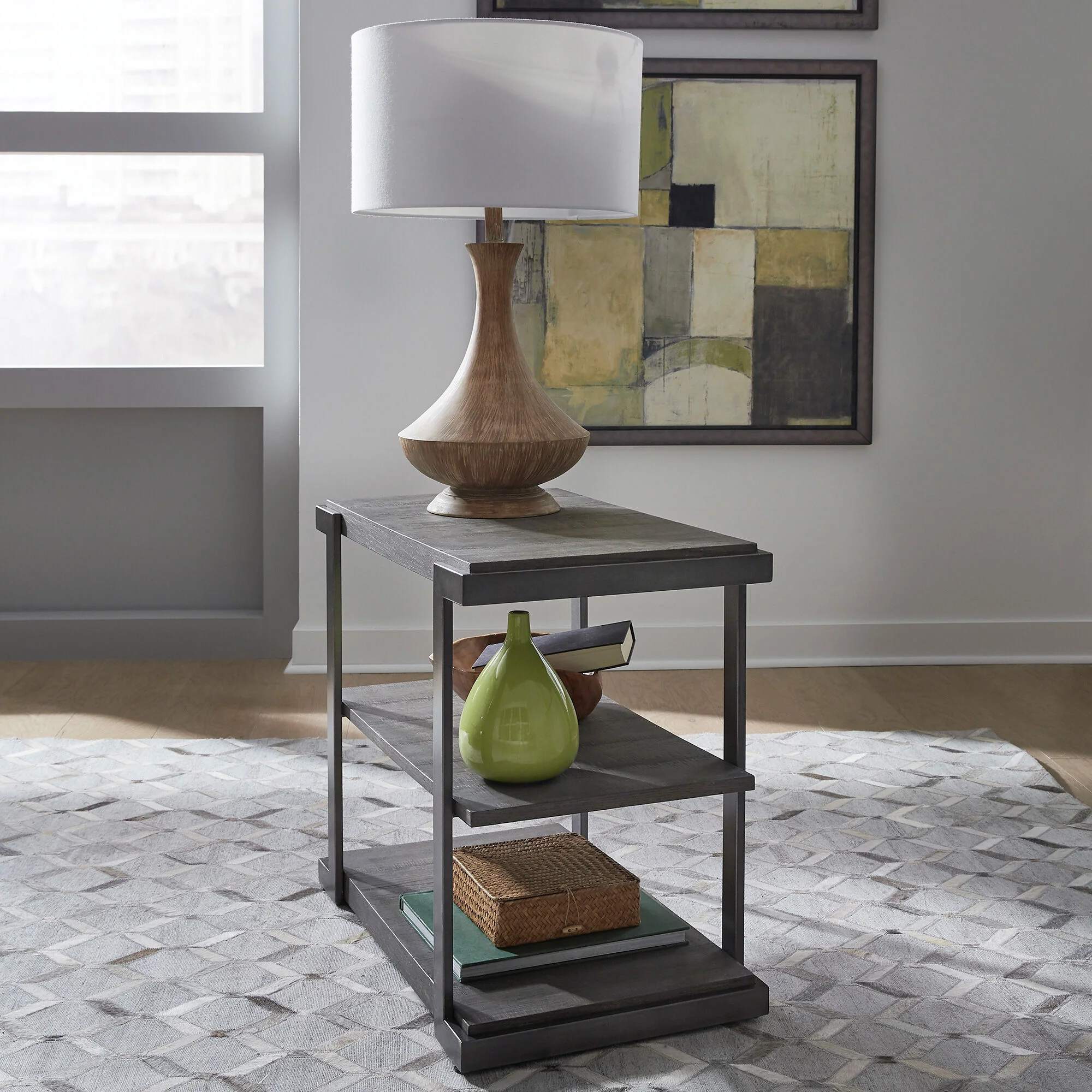 Modern View Tiered End Table - Image 3