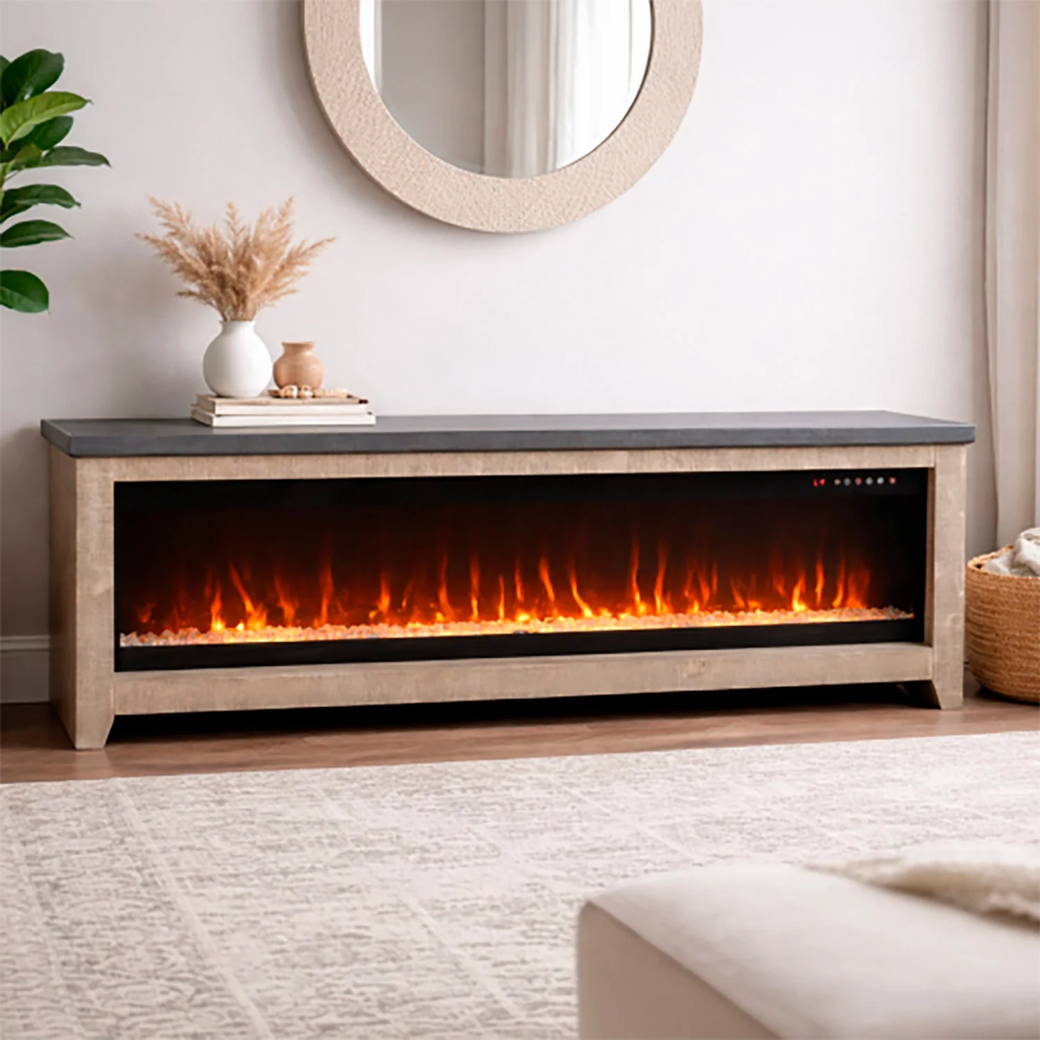 Monterrey 80 Inch Fireplace Console - Image 2