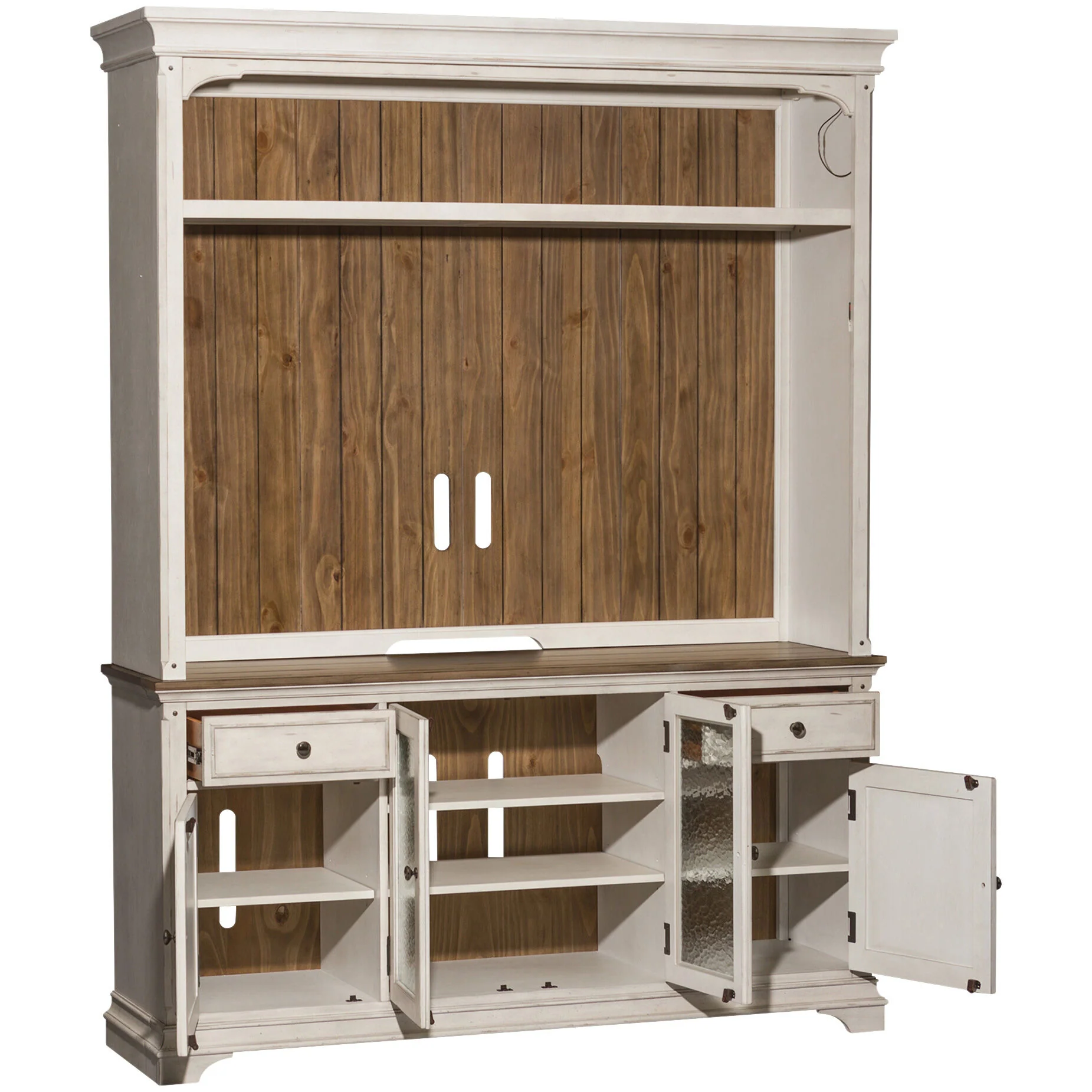 Morgan Creek 68 Inch Console and Hutch - Image 4