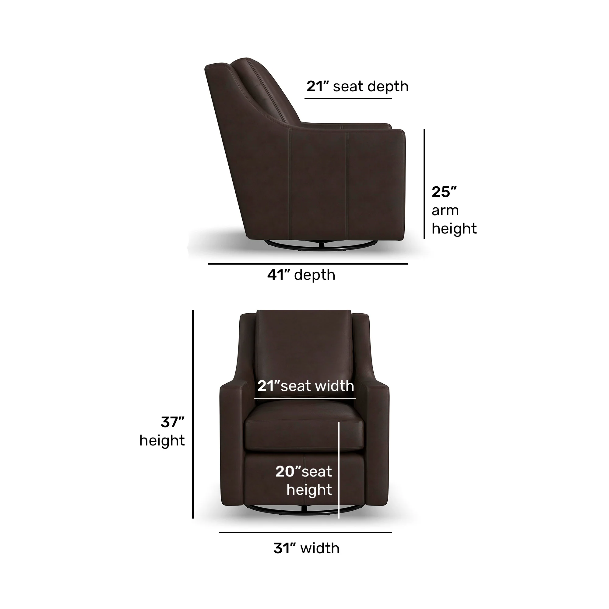 Murph Swivel Glider - Image 6