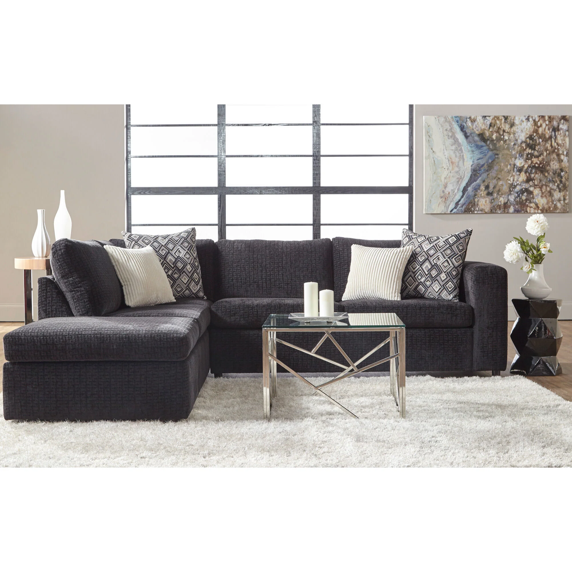 Myrtales Chaise Sectional - Image 7