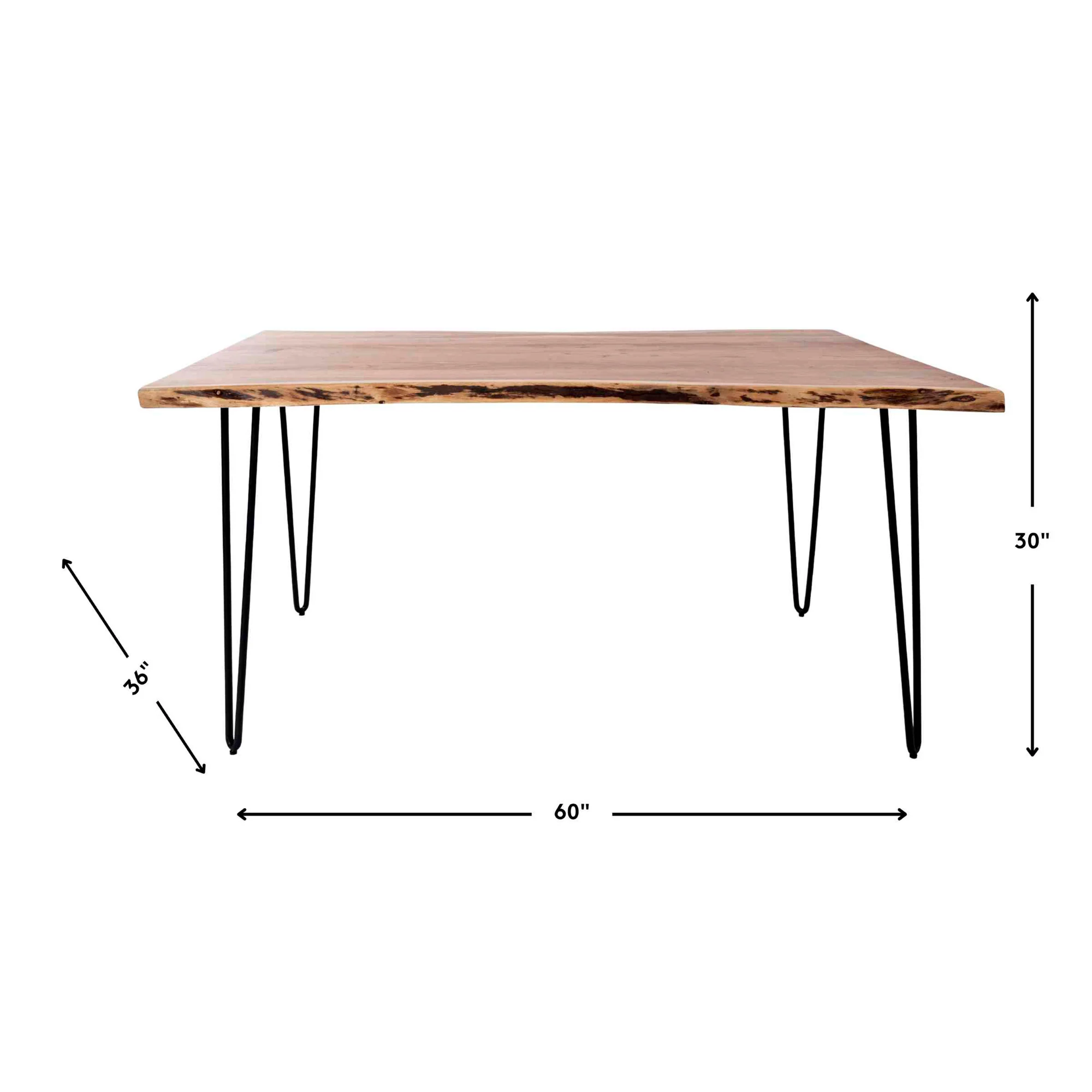 Natures Edge 60 Inch Dining Table - Image 15