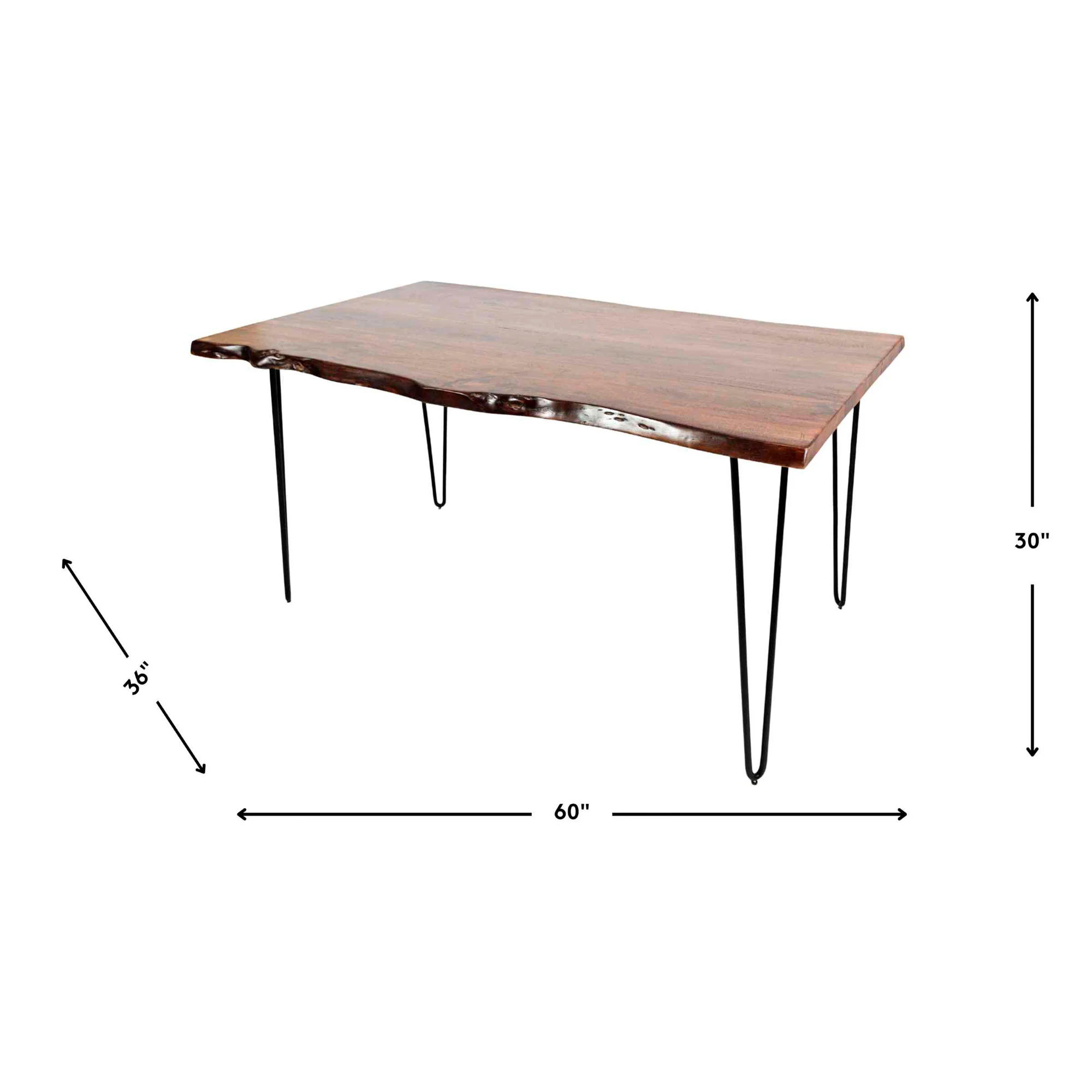 Natures Edge 60 Inch Dining Table - Image 7