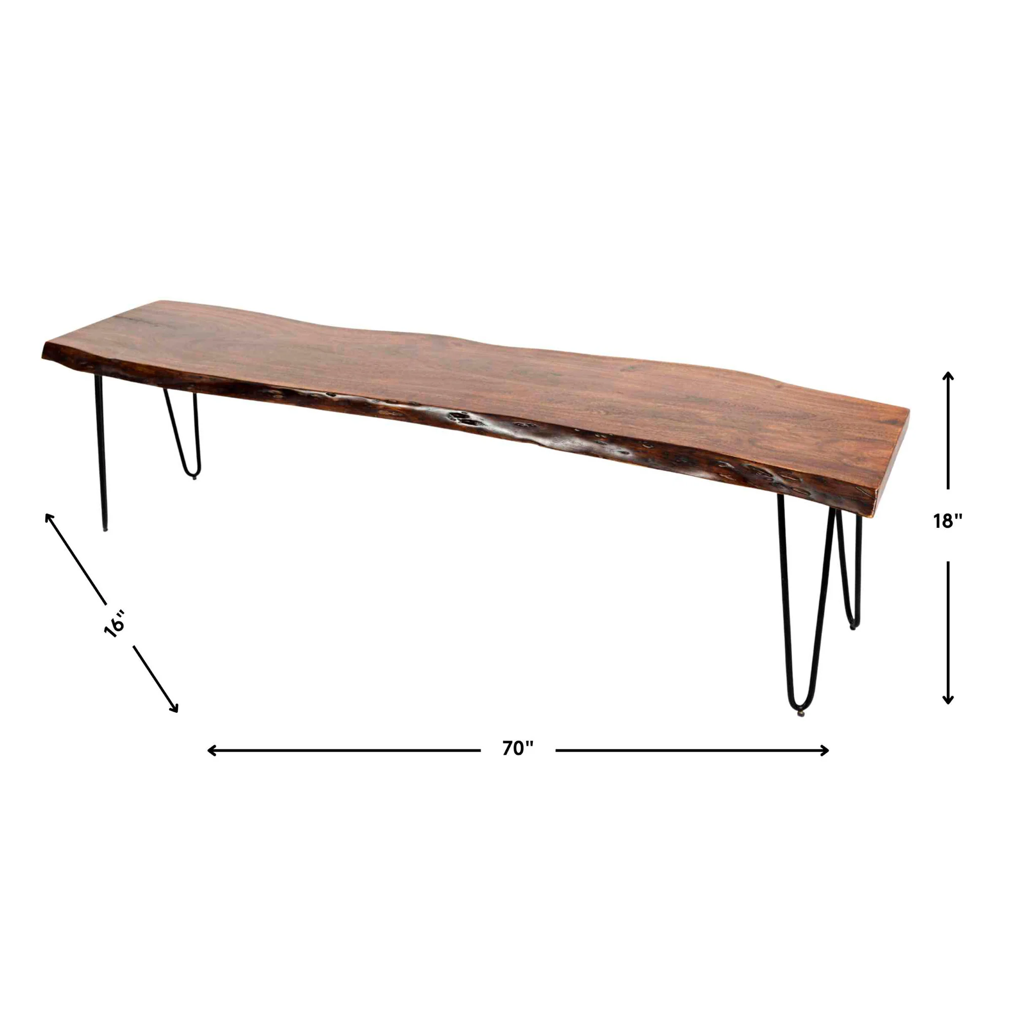 Natures Edge 70 Inch Bench - Image 14