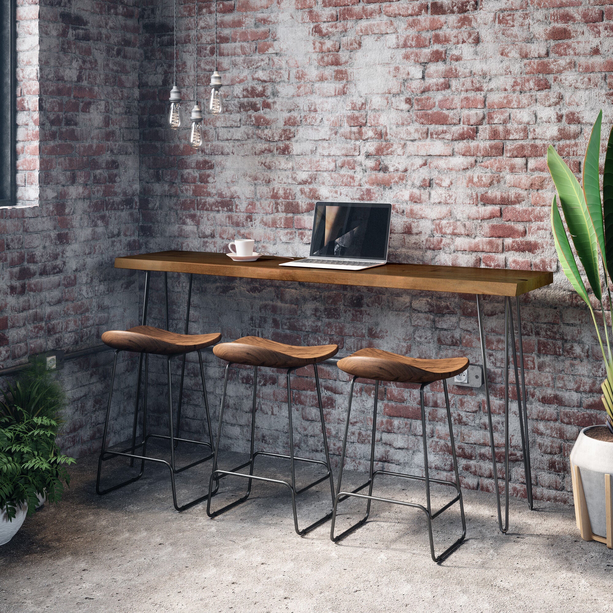 Natures Edge 72 Inch Counter Table - Image 3