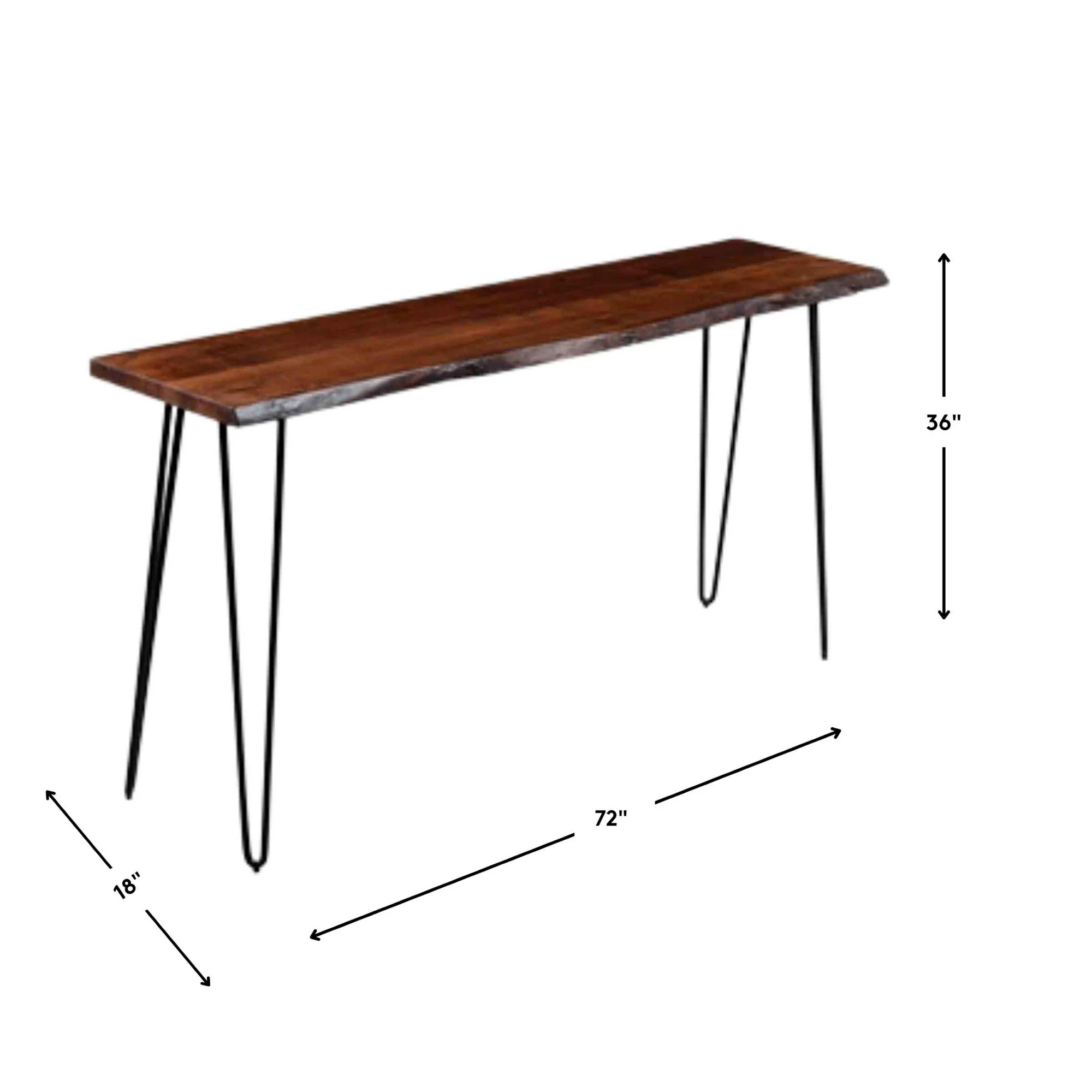 Natures Edge 72 Inch Counter Table - Image 7