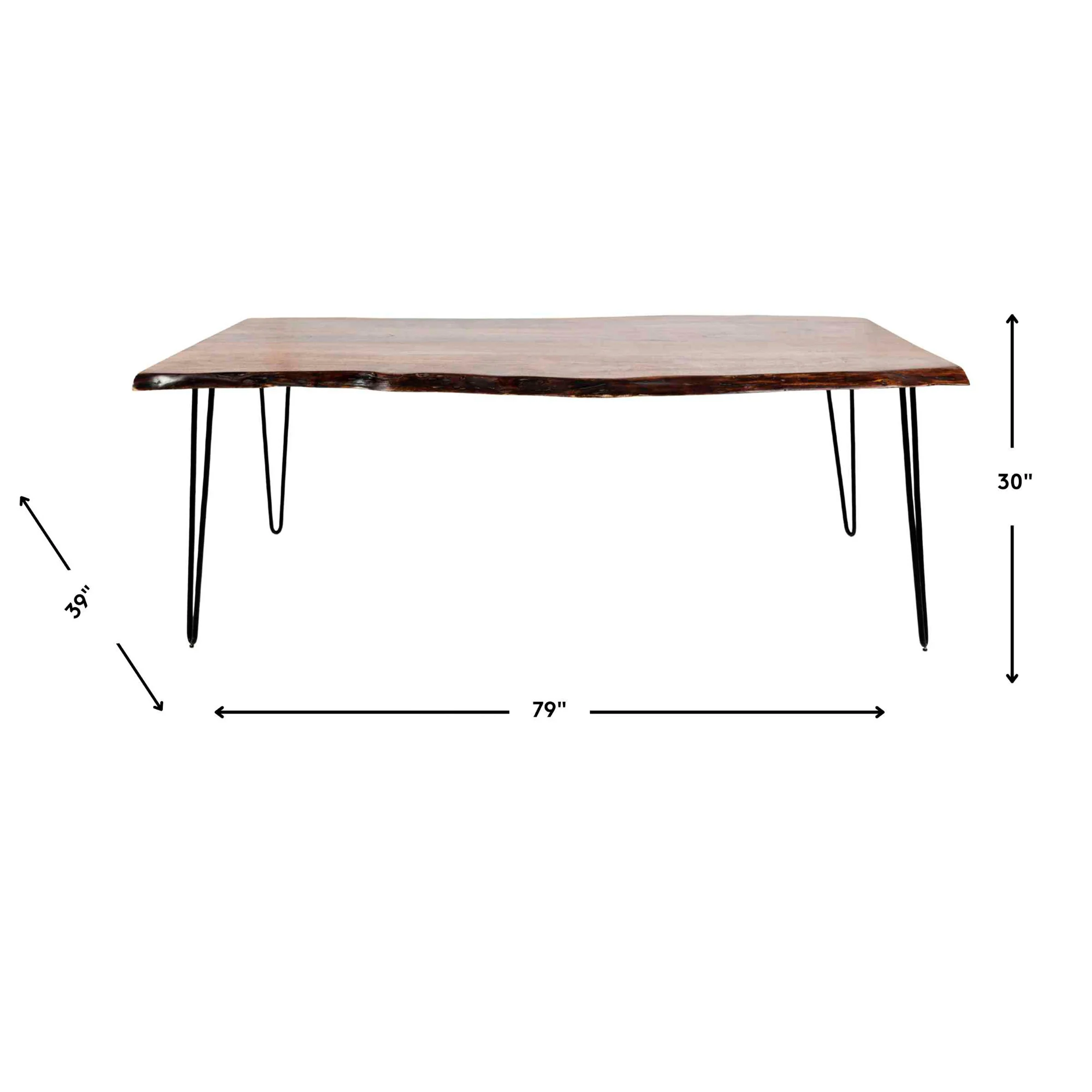 Natures Edge 79 Inch Dining Table - Image 7