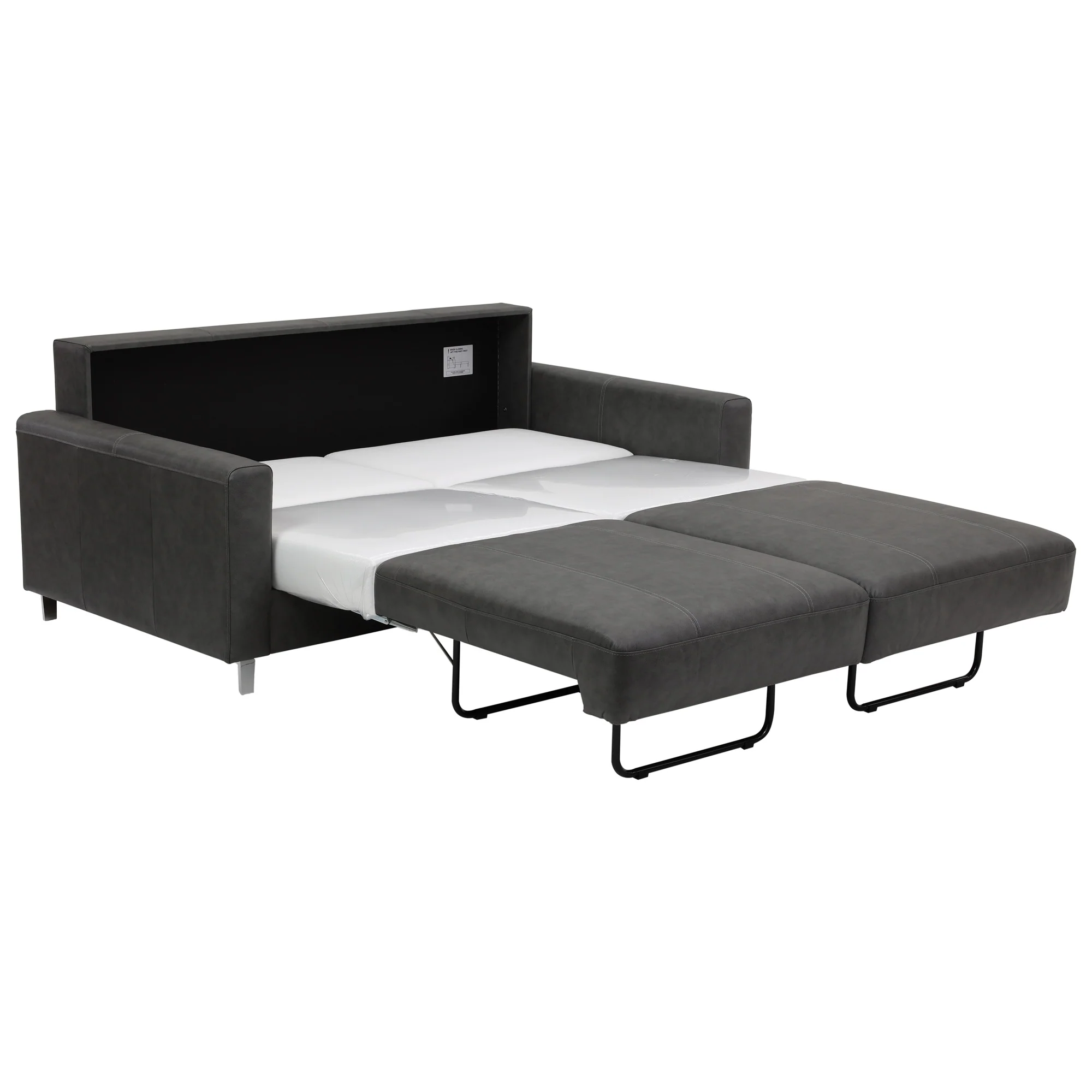 Nico Leather Sleeper Loveseat - Image 10