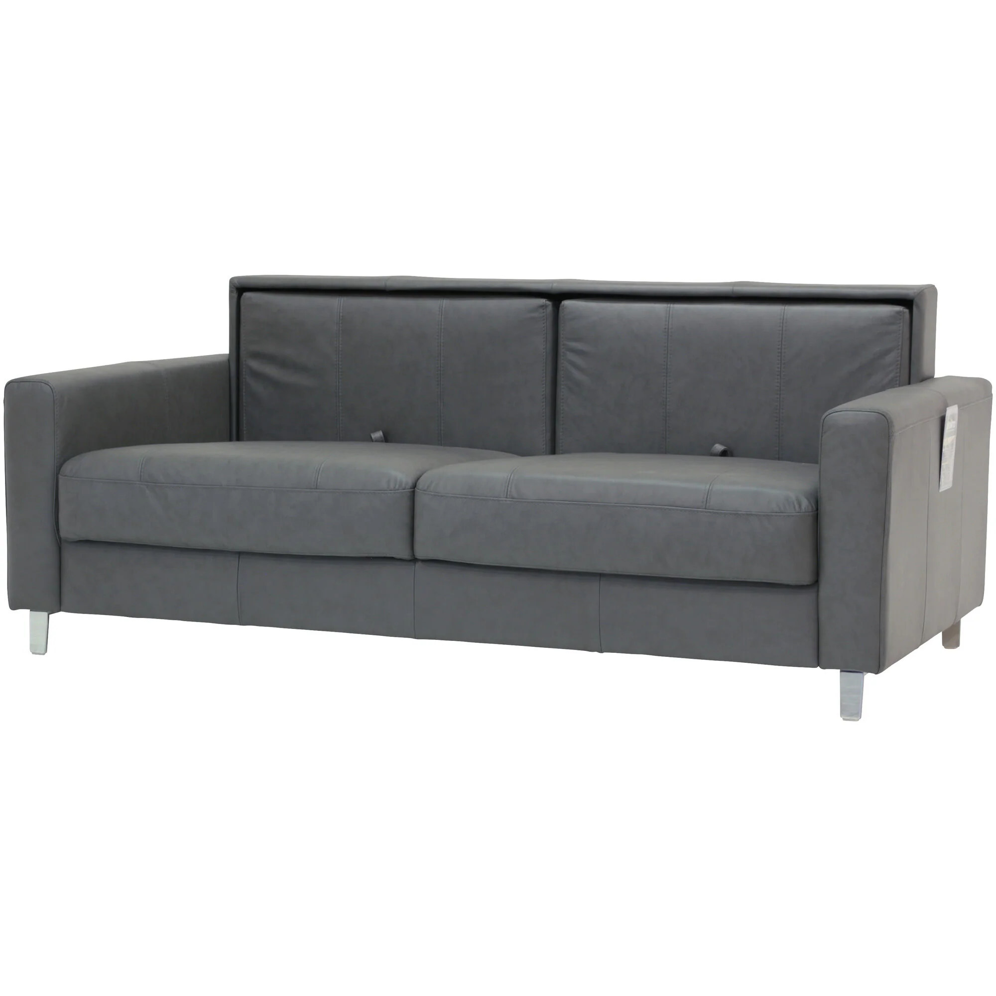 Nico Leather Sleeper Loveseat - Image 13