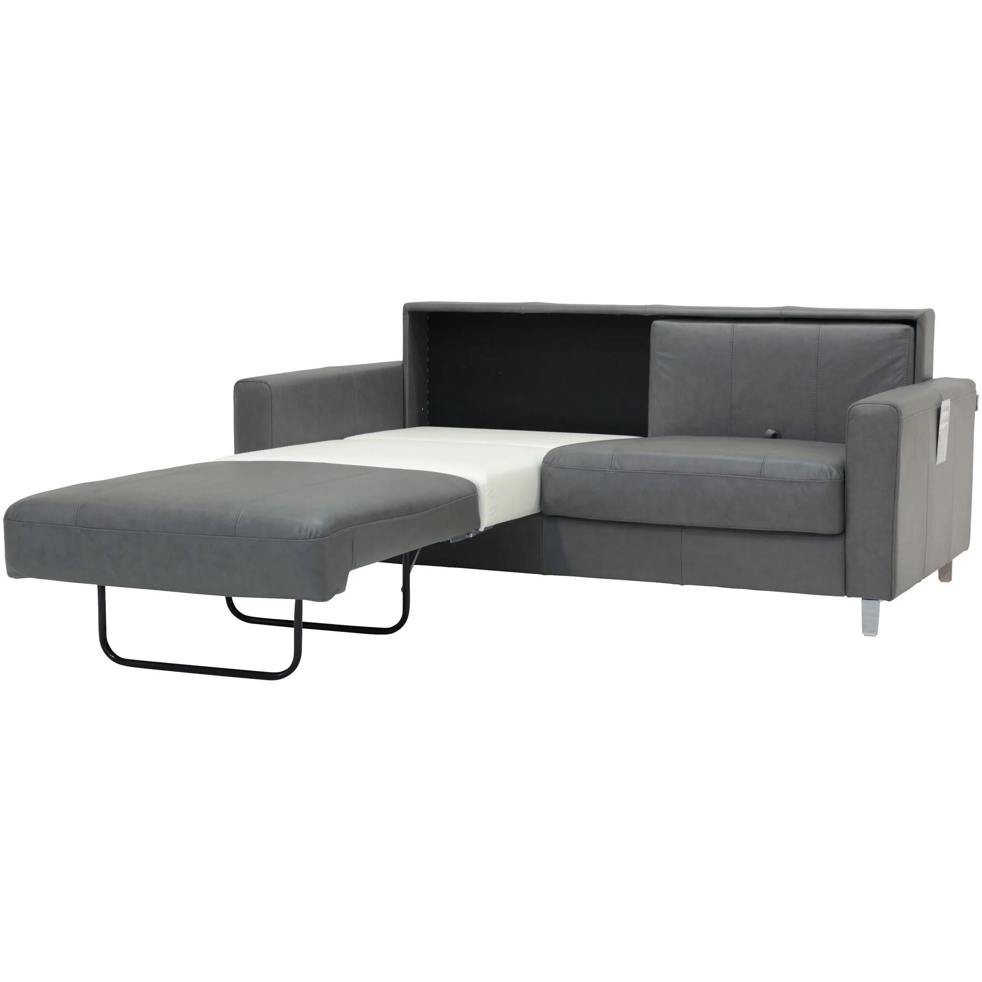 Nico Leather Sleeper Loveseat - Image 14