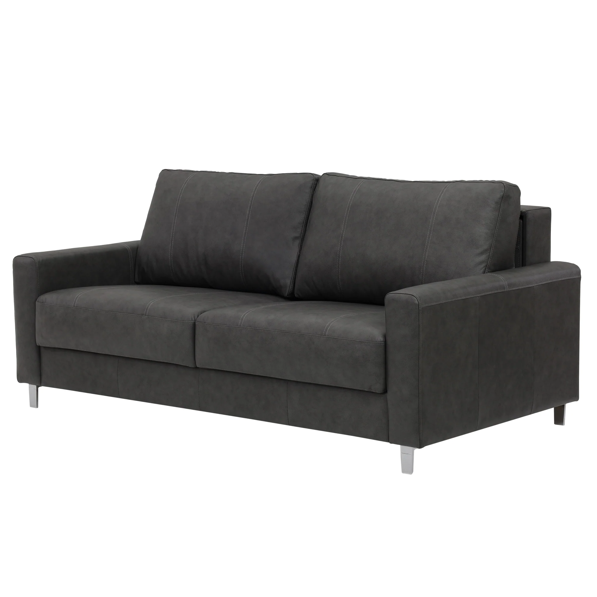 Nico Leather Sleeper Loveseat - Image 6