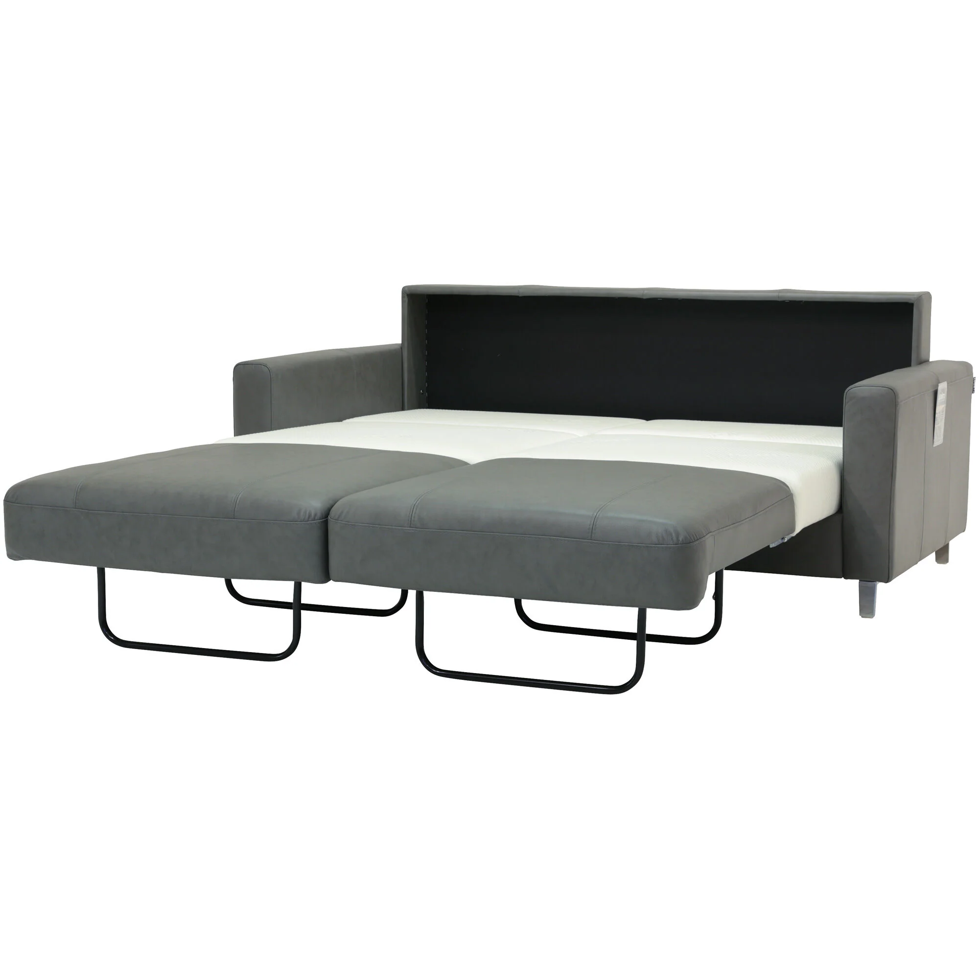 Nico Leather Sleeper Loveseat - Image 9