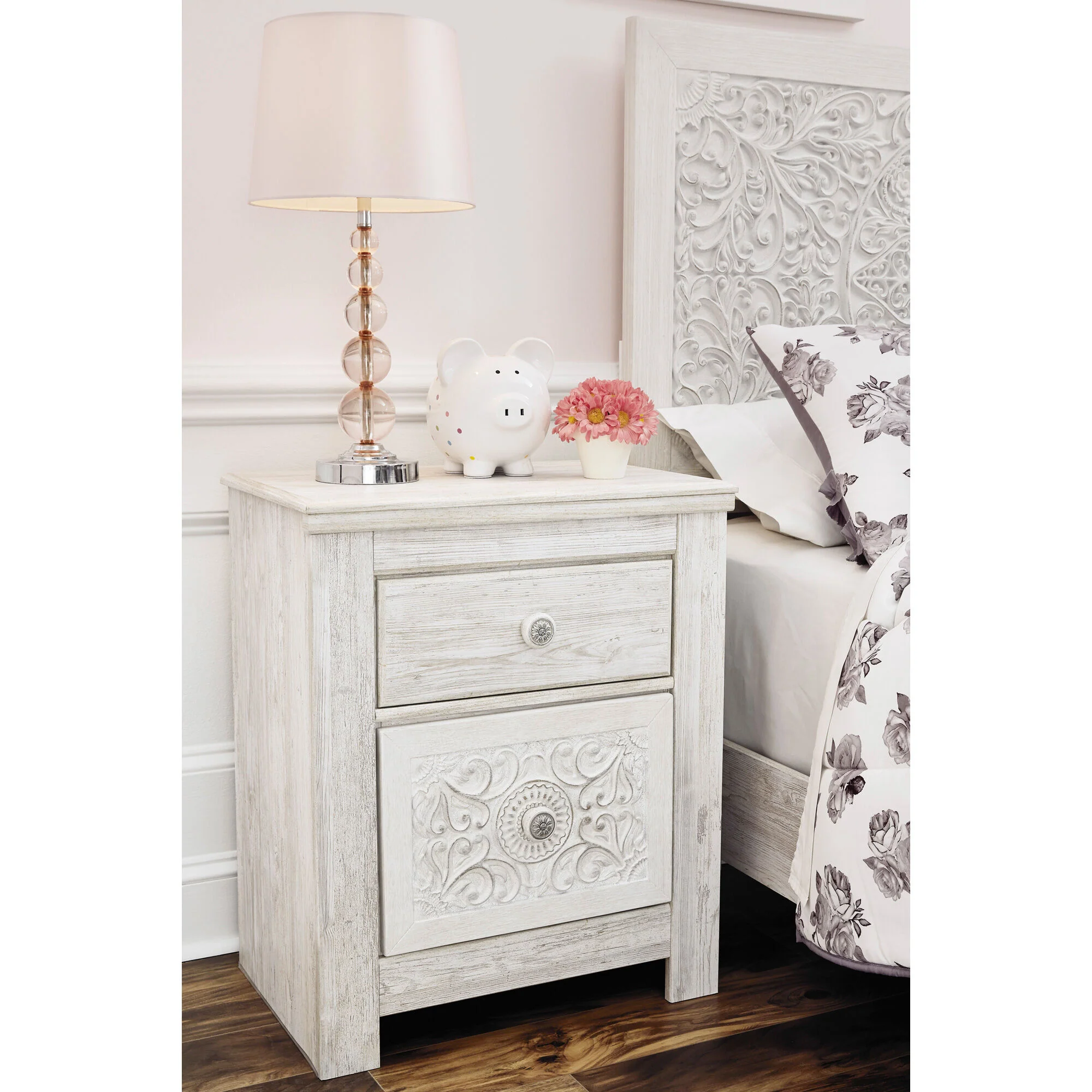 Paxberry 2 Drawer Nightstand - Image 2
