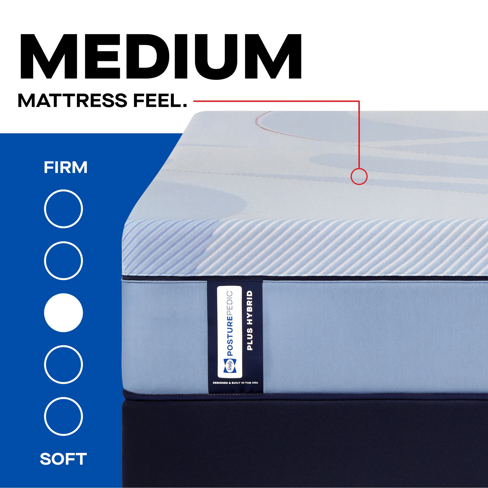 Sealy Posturepedic Plus Hagerstown Medium Hybrid Mattress - Image 25