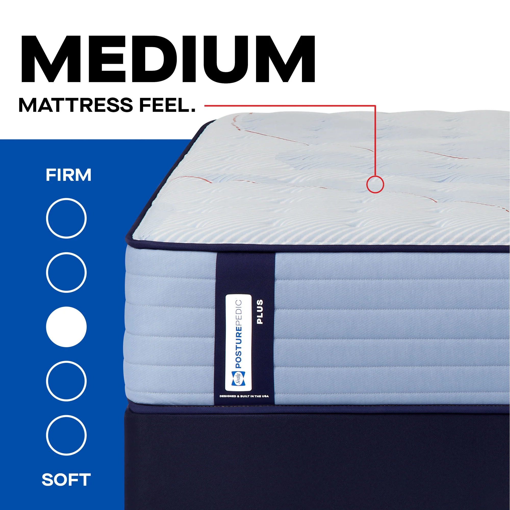 Sealy Posturepedic Plus Hagerstown Medium Tight Top Mattress - Image 53