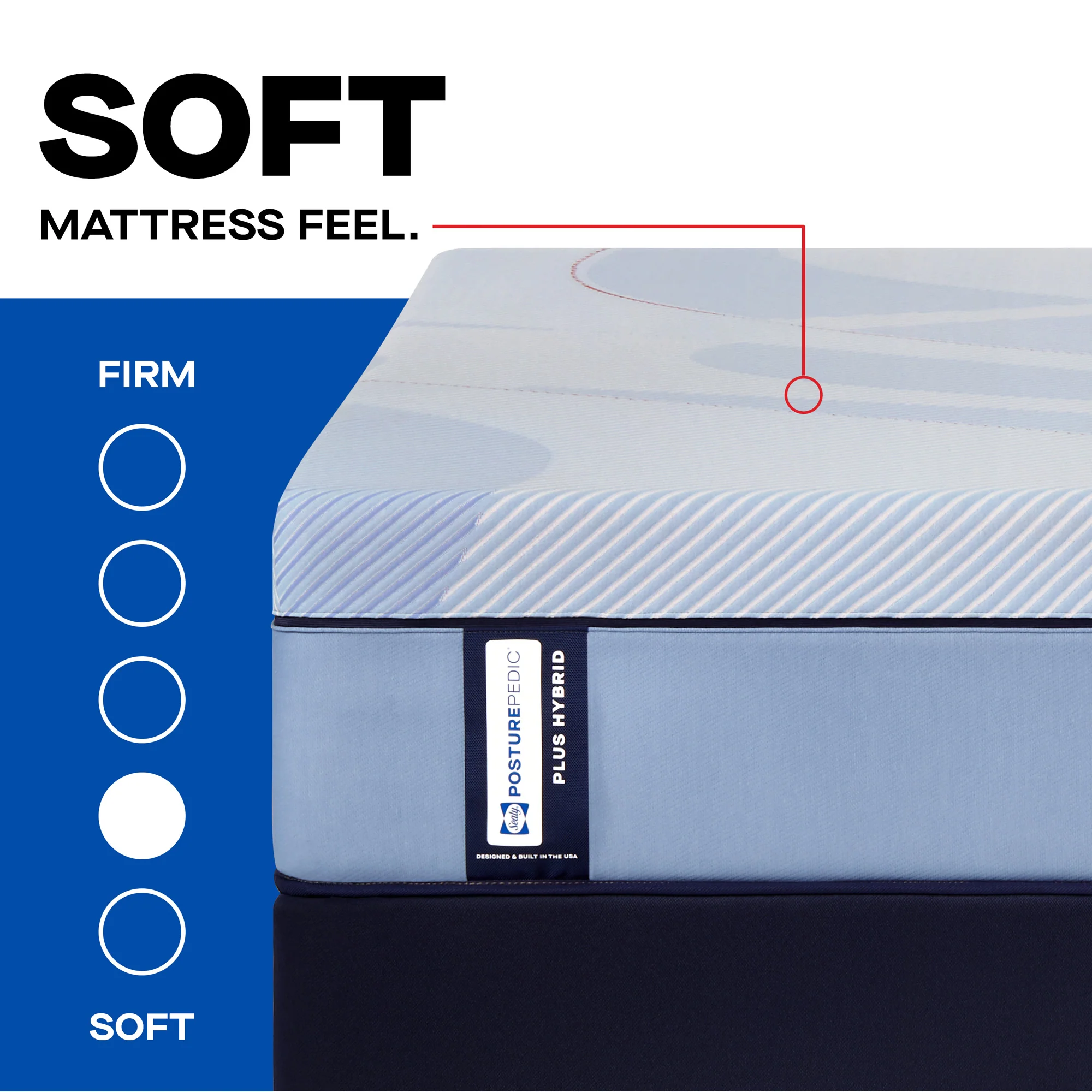 Sealy Posturepedic Plus Hagerstown Soft Hybrid Mattress - Image 25