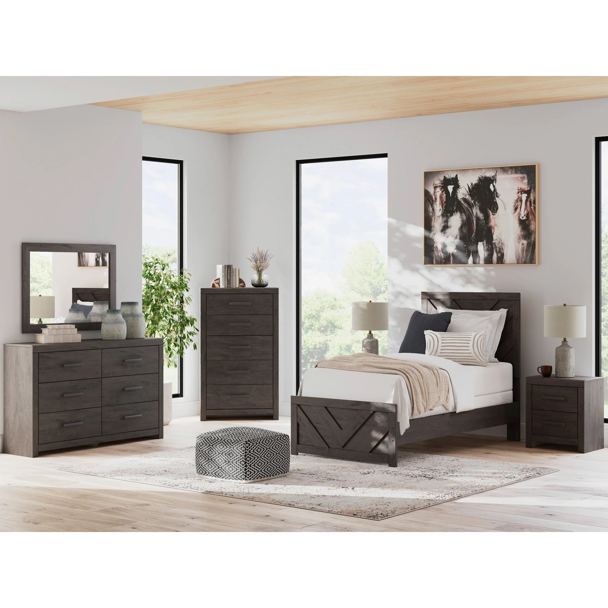 Prendonea Panel Bed - Image 4