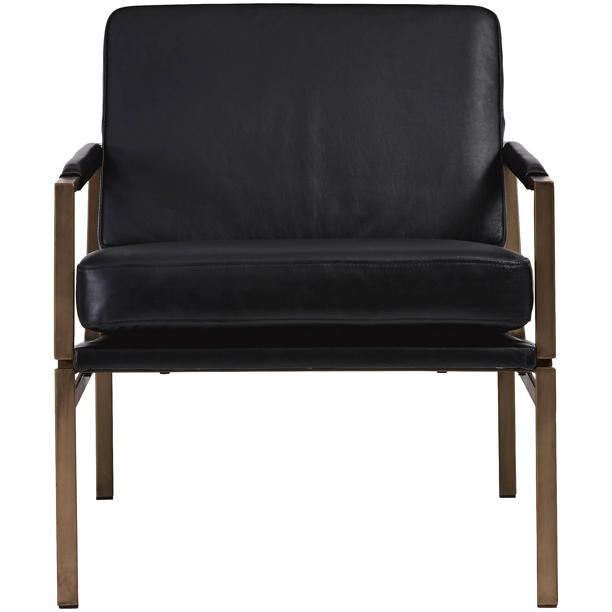 Puckman Leather Accent Chair - Image 4