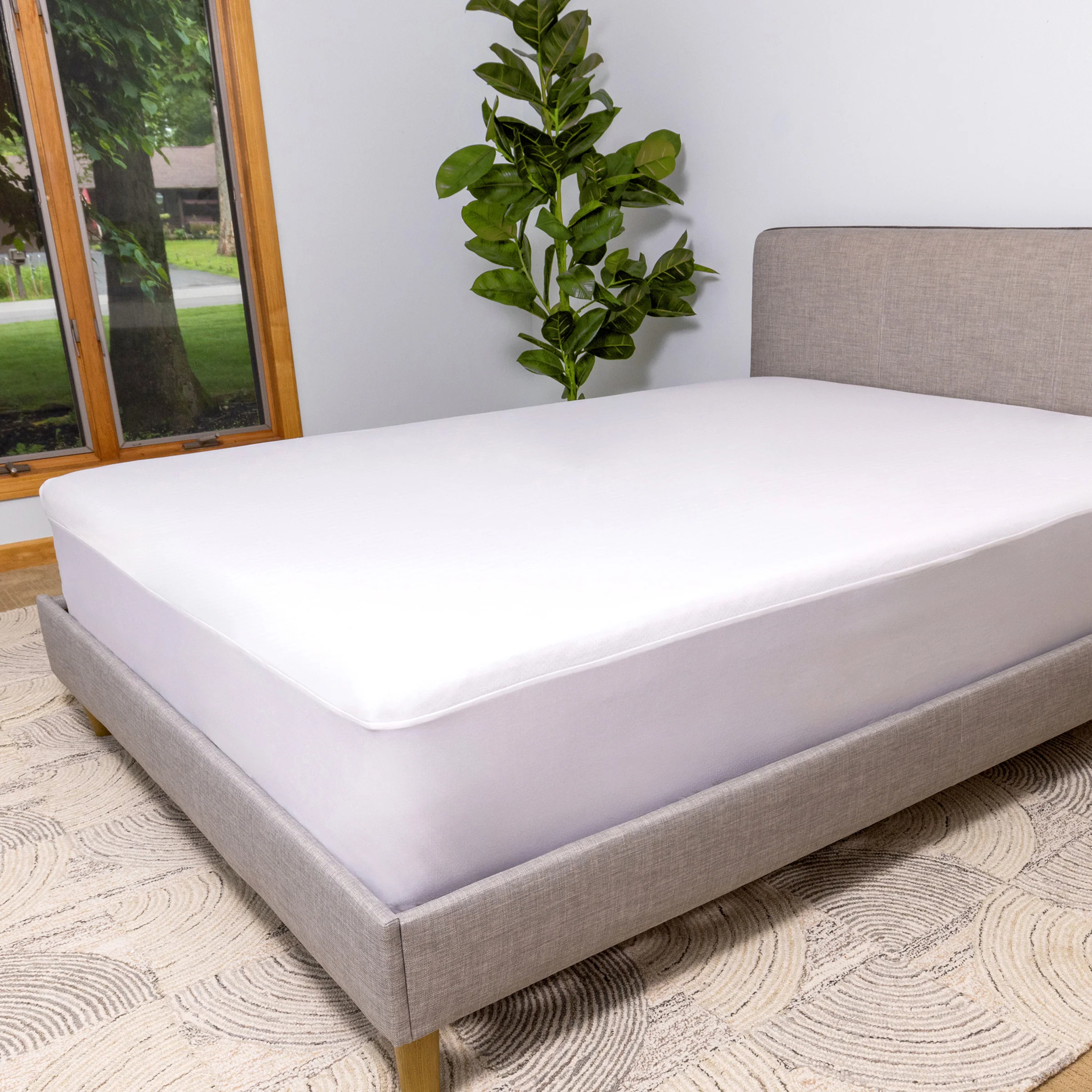 Purple Deep Pocket Mattress Protector - Image 25