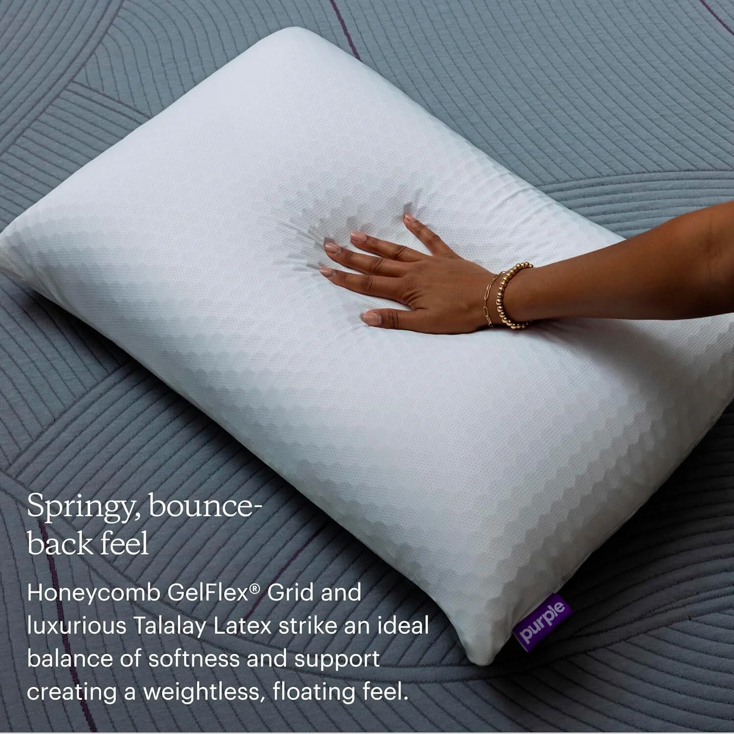 Purple Harmony Tall Pillow - Image 4