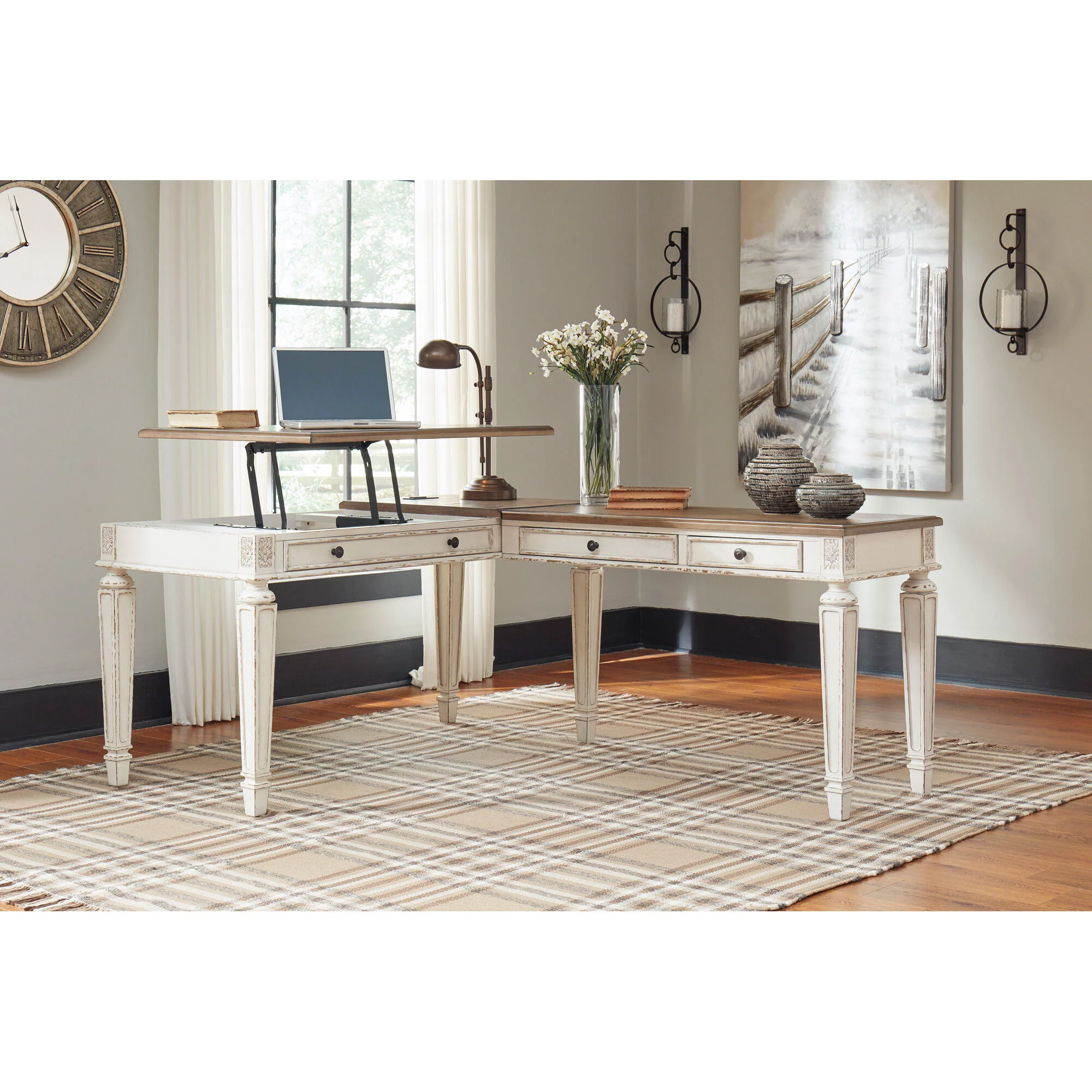 Realyn 2 Piece Lift Top Desk - Image 2