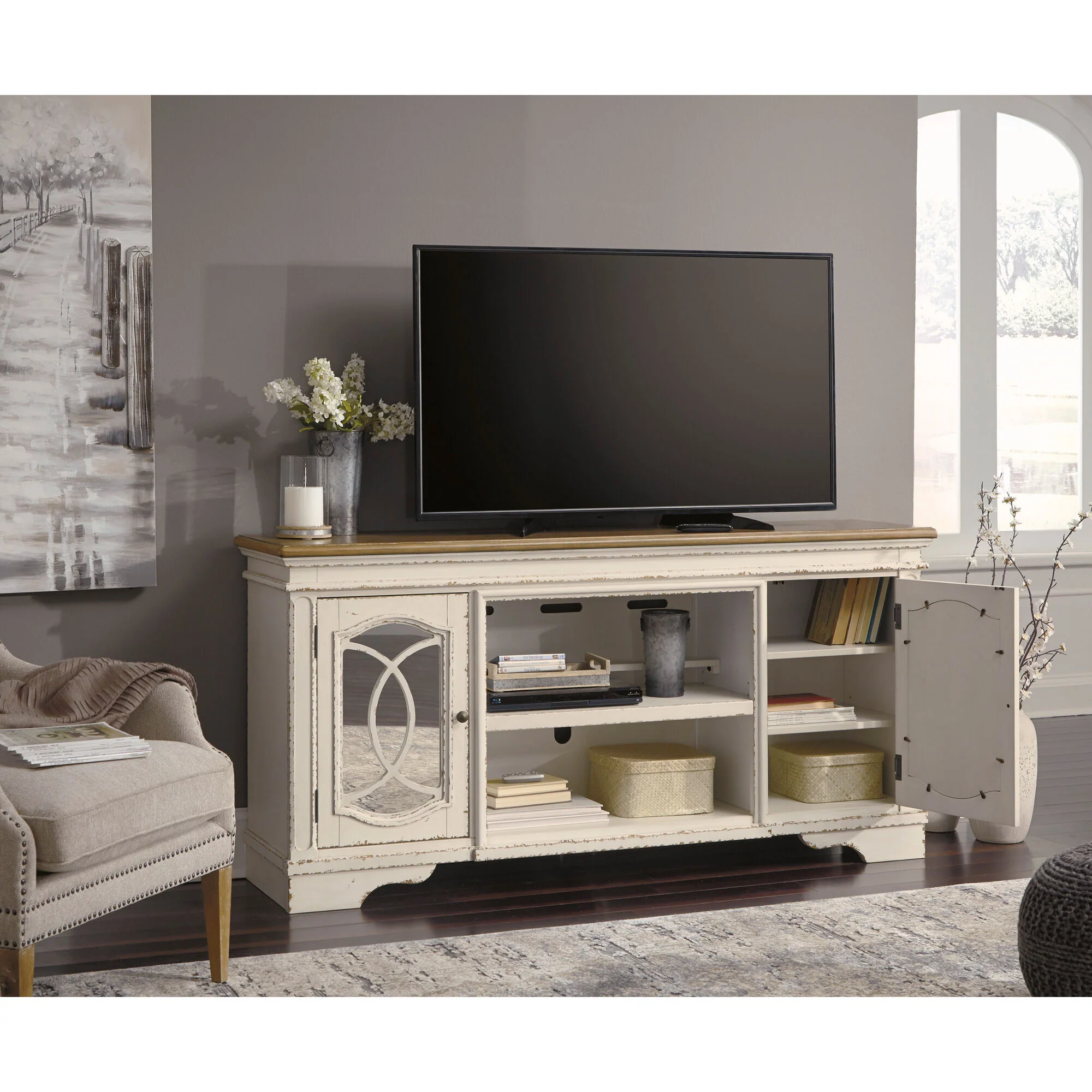 Realyn 74 Inch Console - Image 2