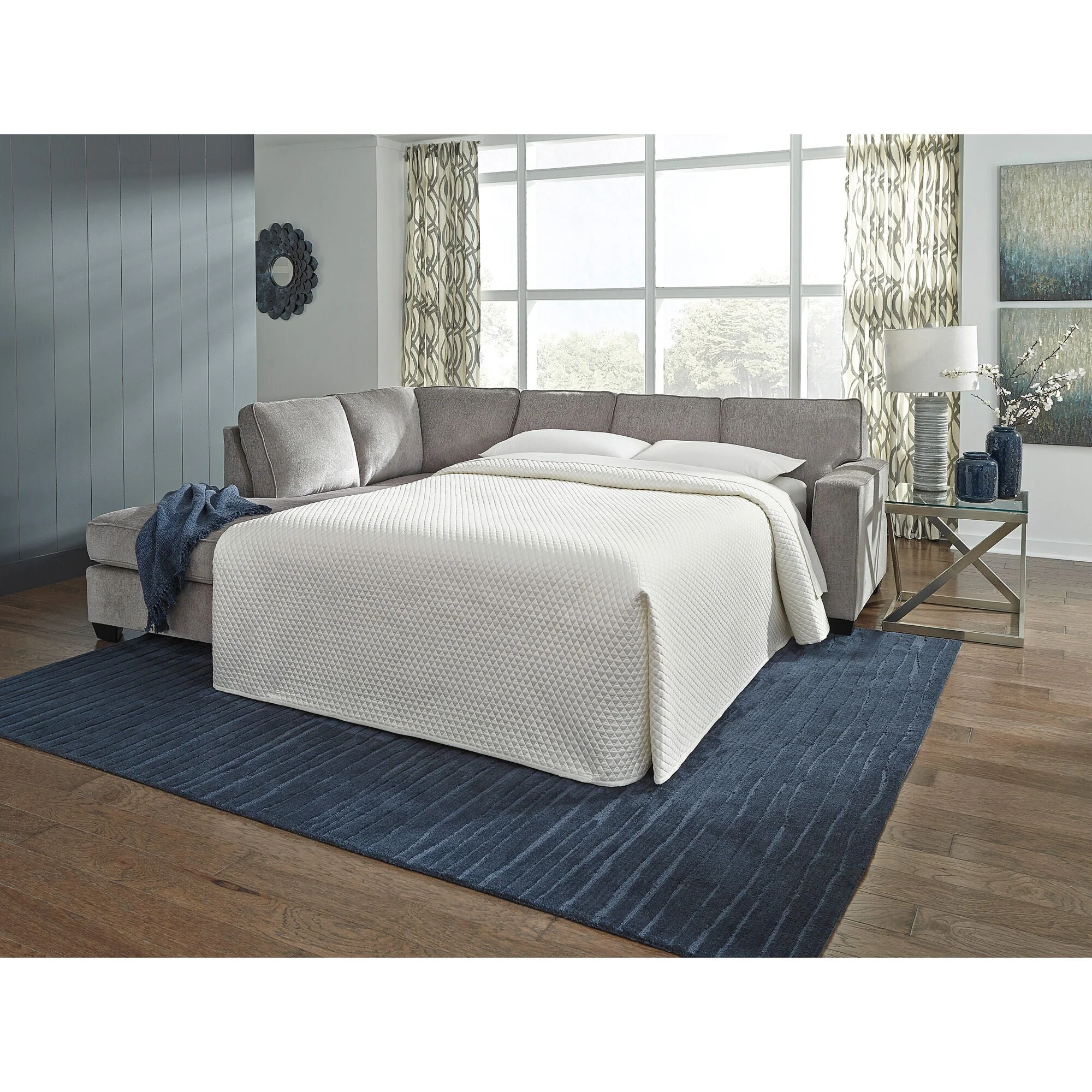 Riles Left Chaise Sleeper Sectional - Image 5