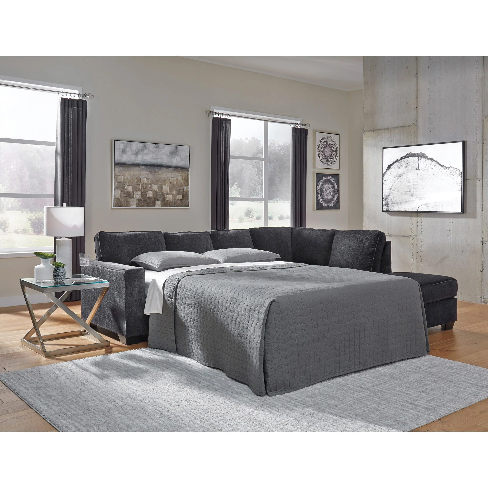Riles Right Chaise Sleeper Sectional - Image 2