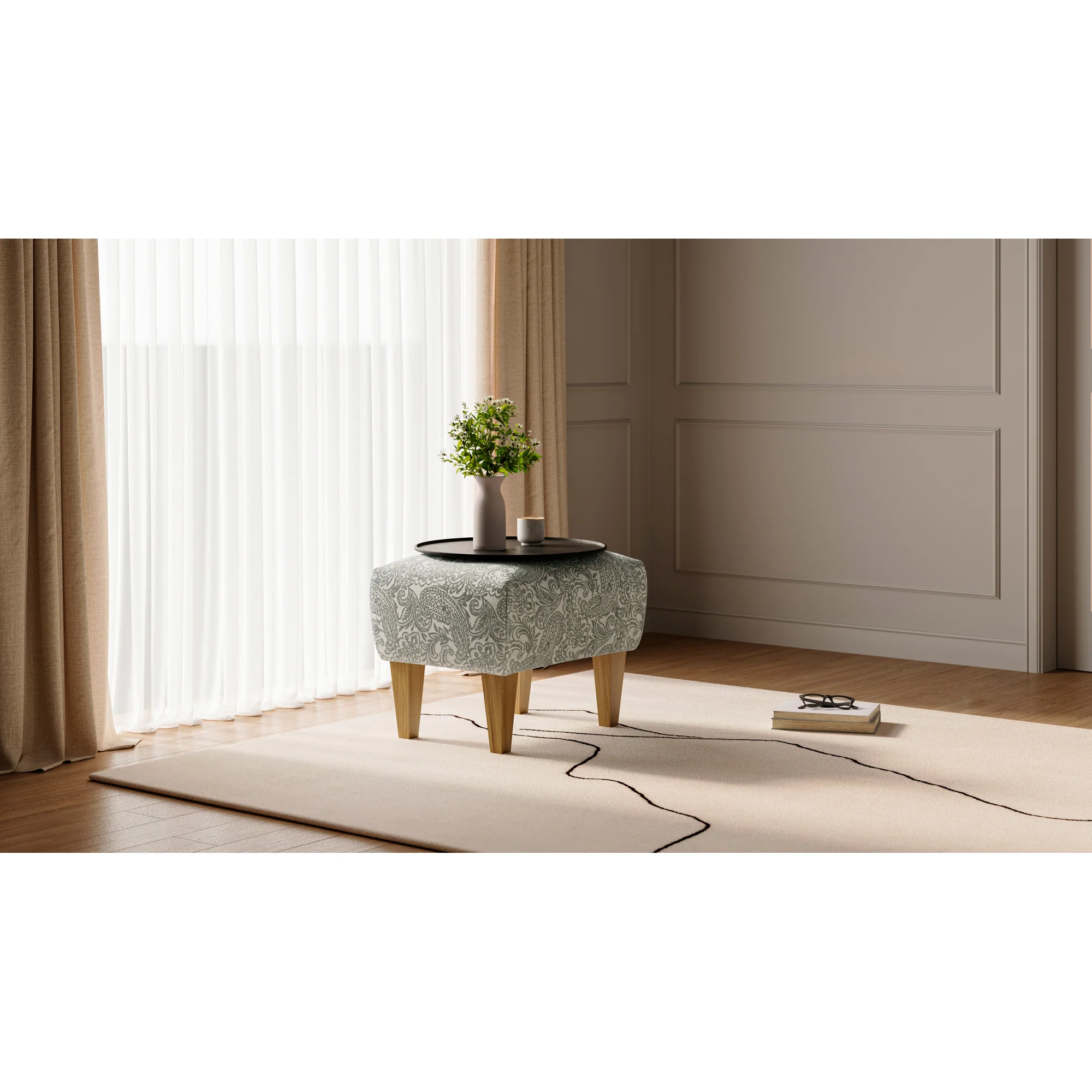Riley Ottoman - Image 5
