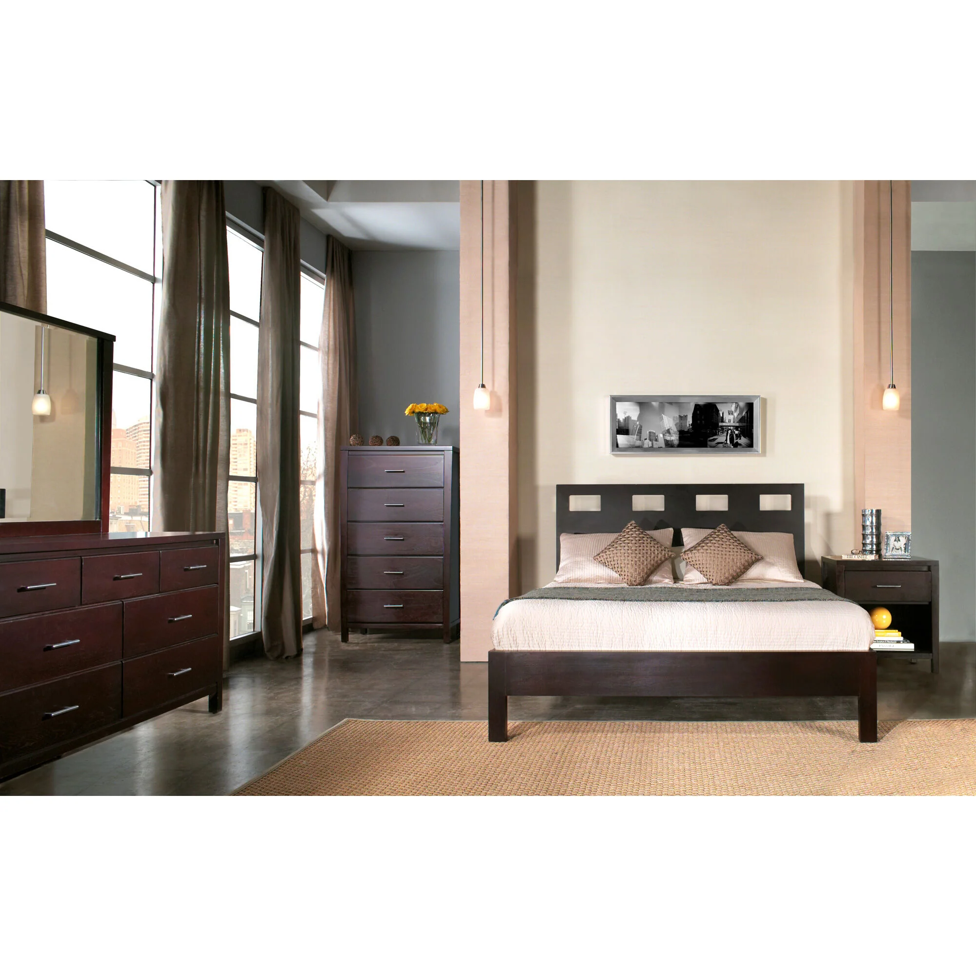 Riva Platform 4 Piece Room Group - Image 15