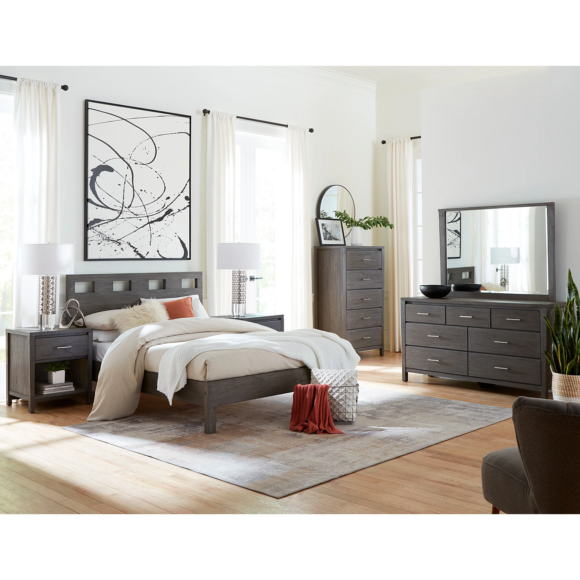 Riva Platform 4 Piece Room Group - Image 5