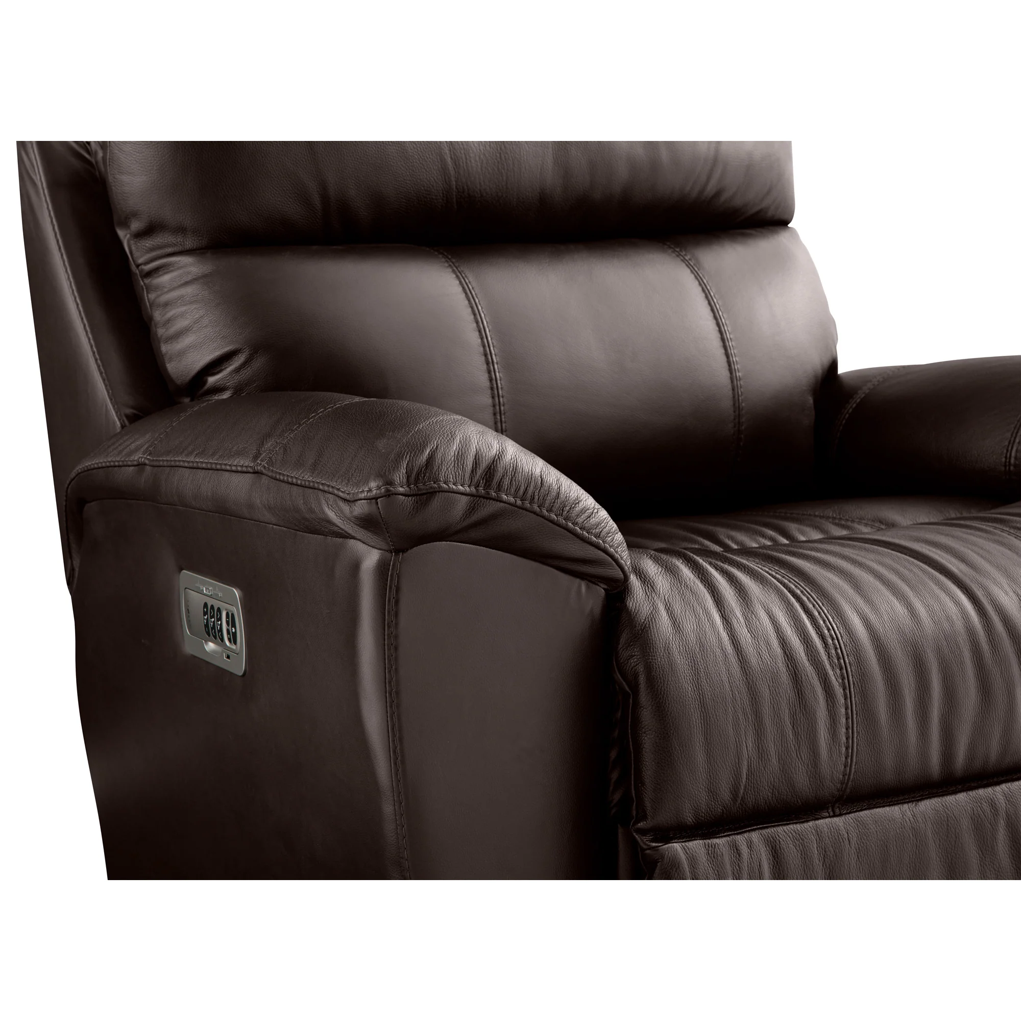 Roman Leather Tri-Power Reclining Oversize Chair - Image 6