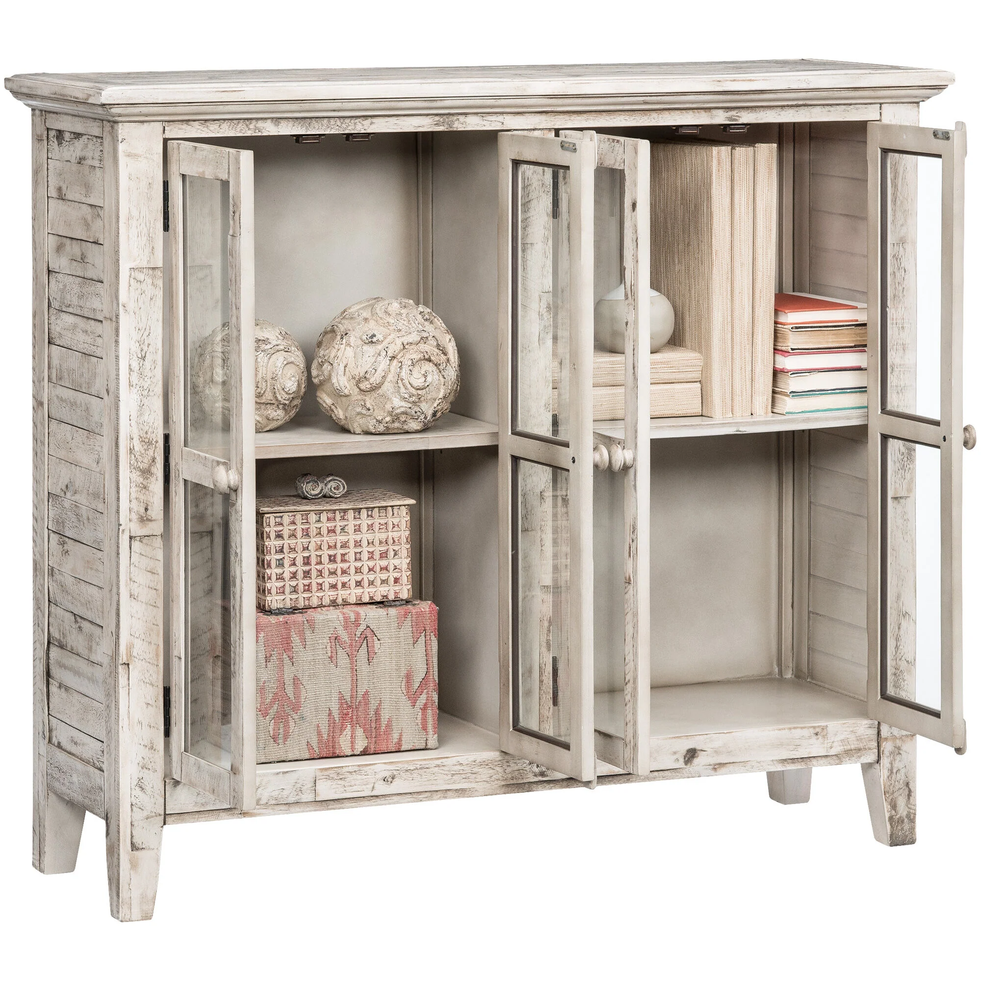 Rustic Shores 4 Door Cabinet - Image 3