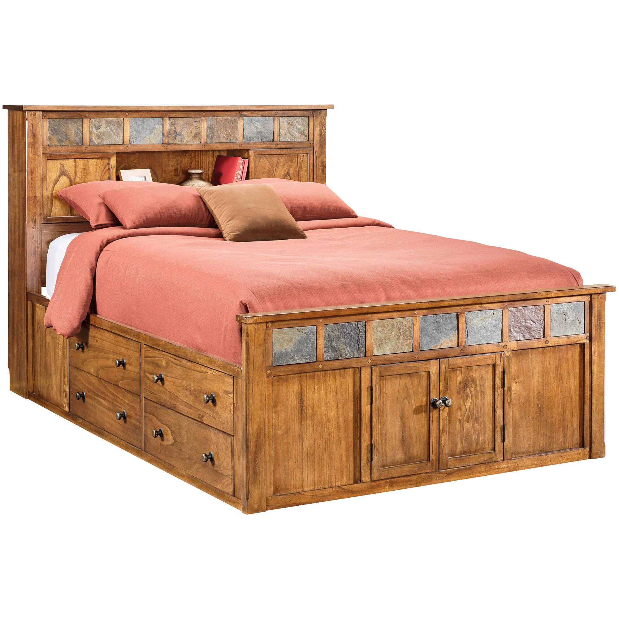 Sante Fe Bookcase Captains Bed - Image 5