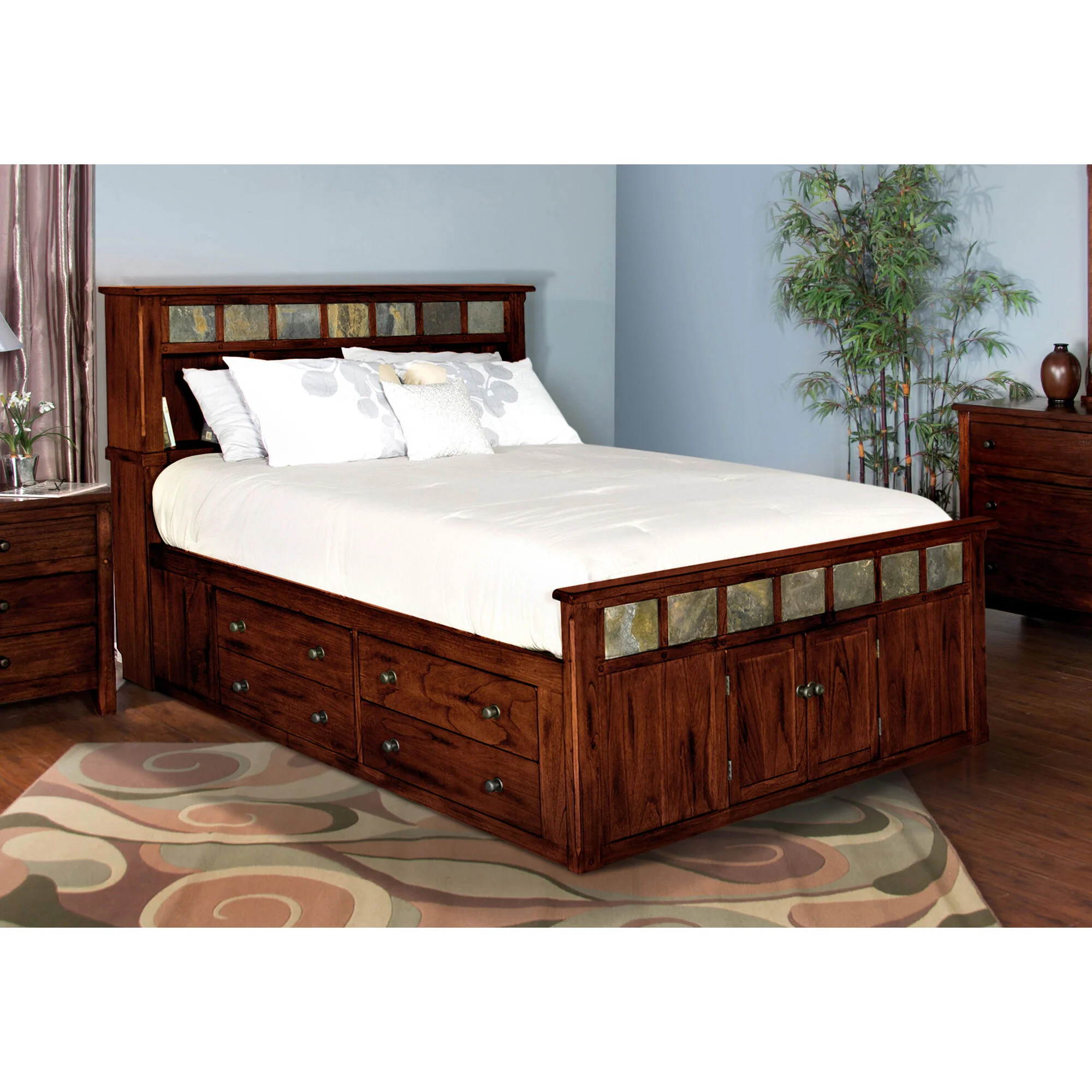 Sante Fe Bookcase Headboard - Image 3