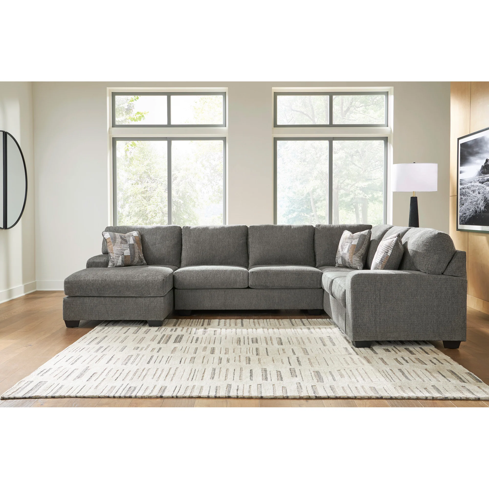Seyler Lane 3 Piece Left Chaise Sleeper Sectional - Image 2