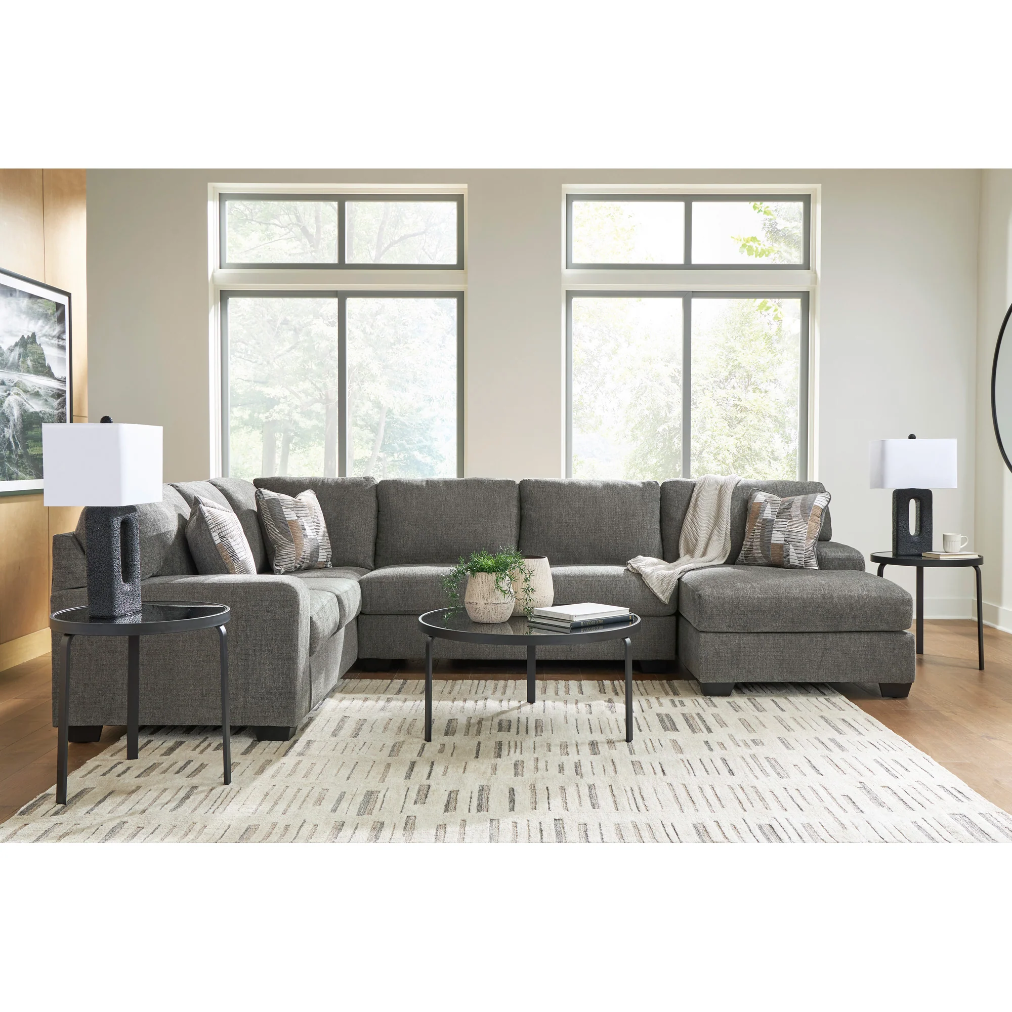 Seyler Lane 3 Piece Right Chaise Sectional - Image 4