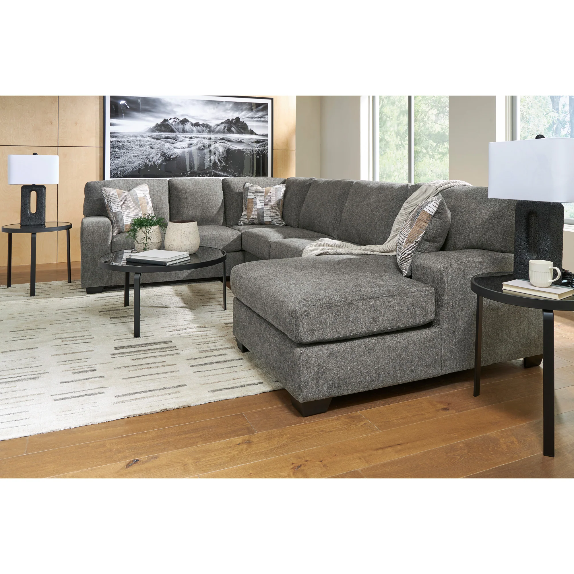 Seyler Lane 3 Piece Right Chaise Sectional - Image 7