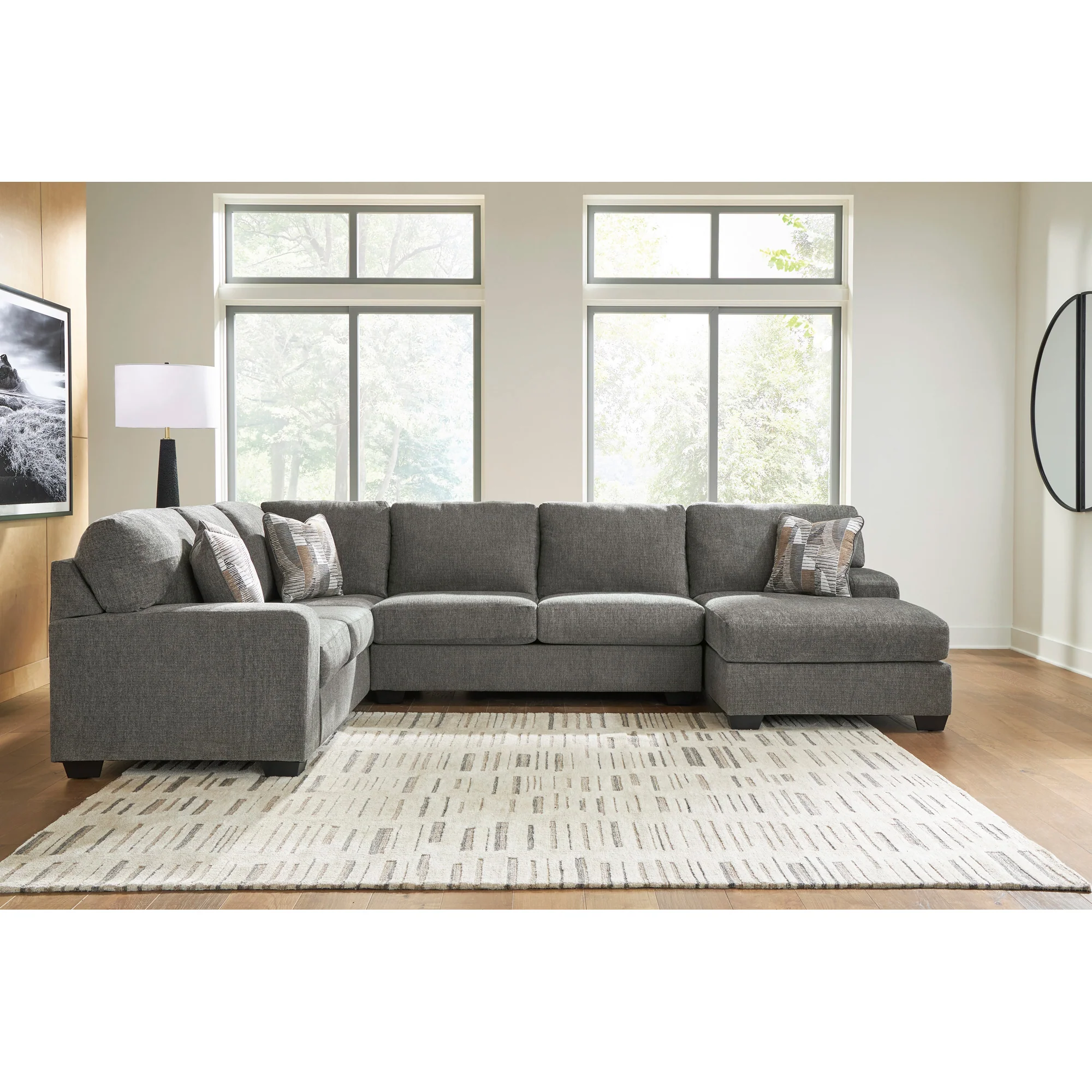 Seyler Lane 3 Piece Right Chaise Sleeper Sectional - Image 2