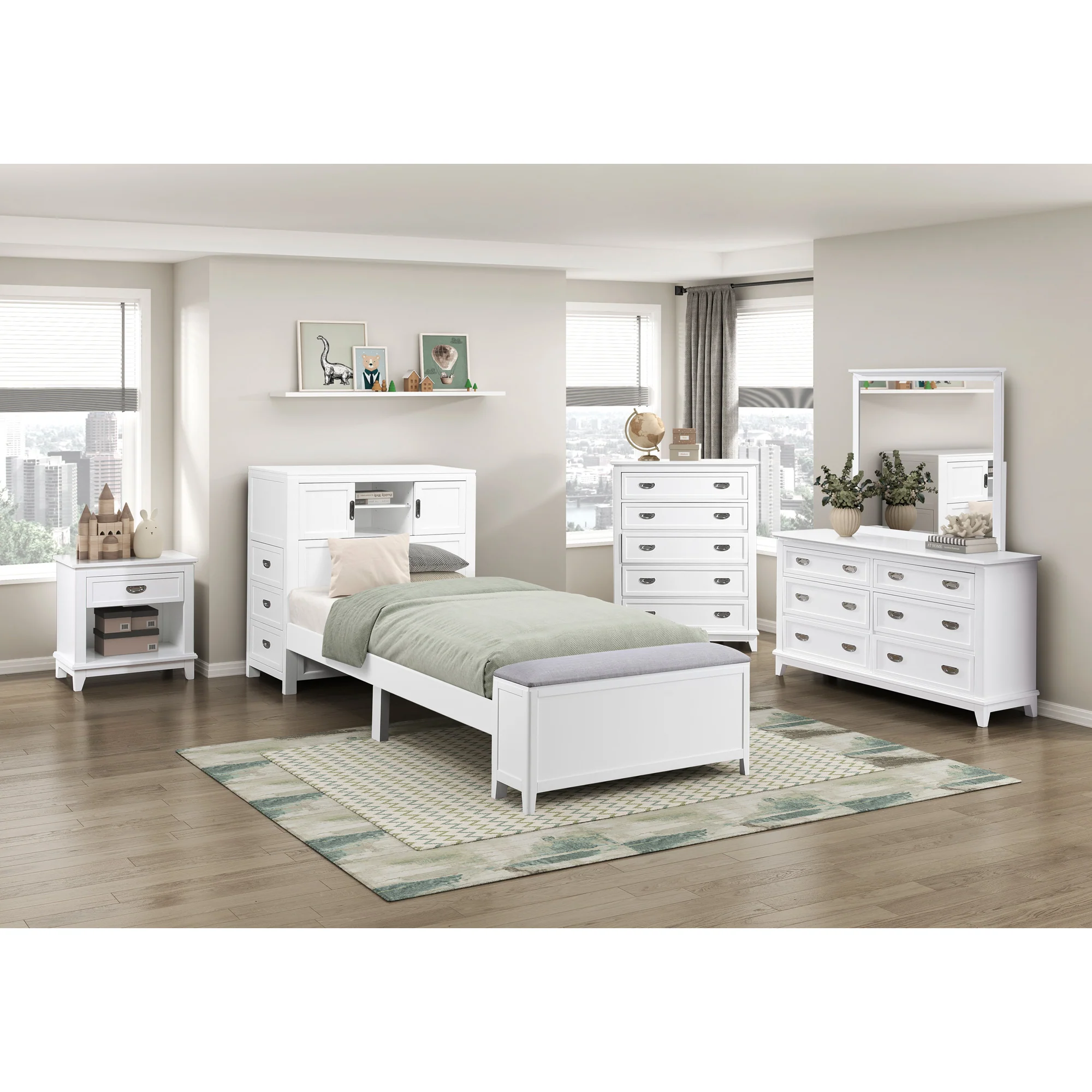 Sloane Bookcase Bed - Image 3