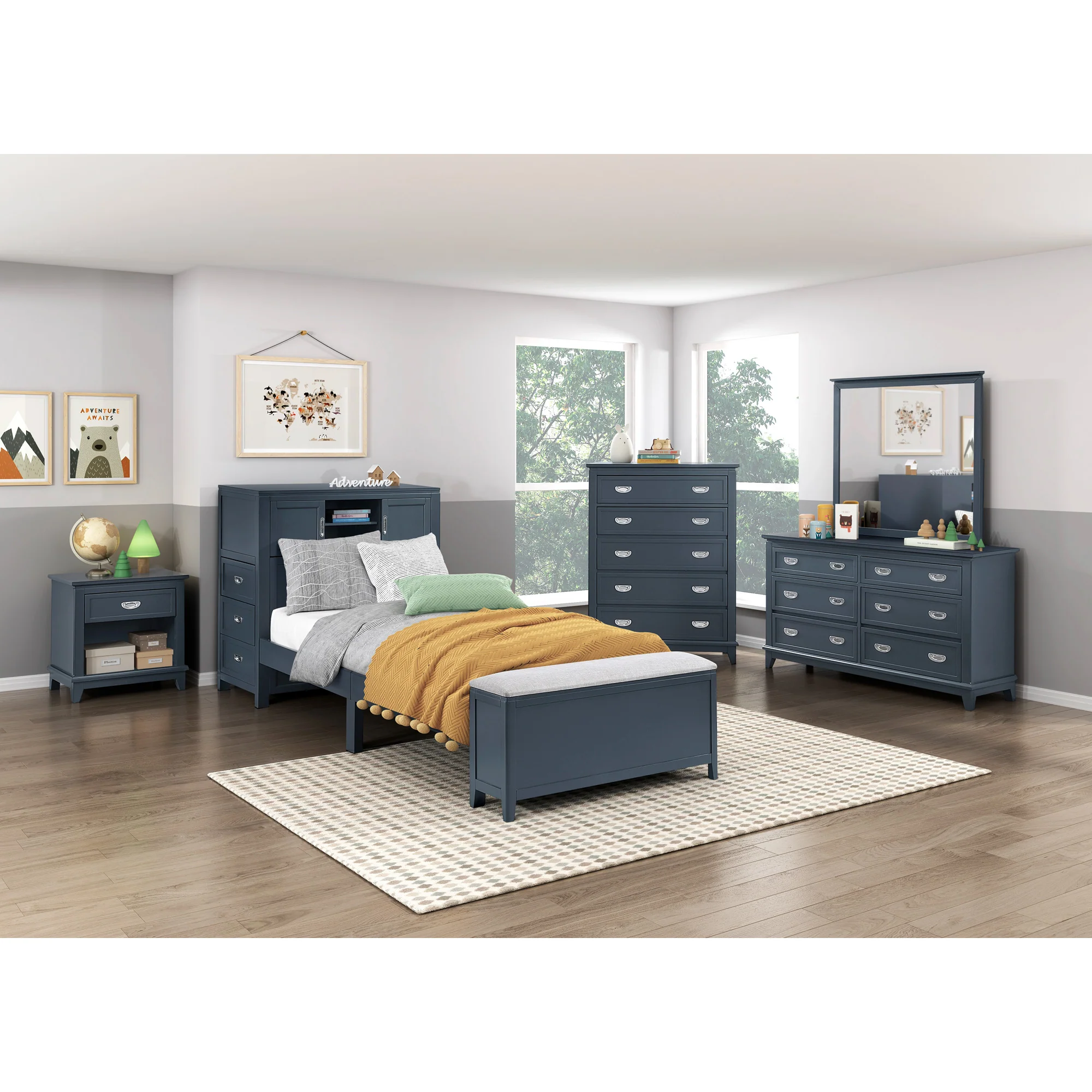 Sloane Bookcase Bed - Image 9