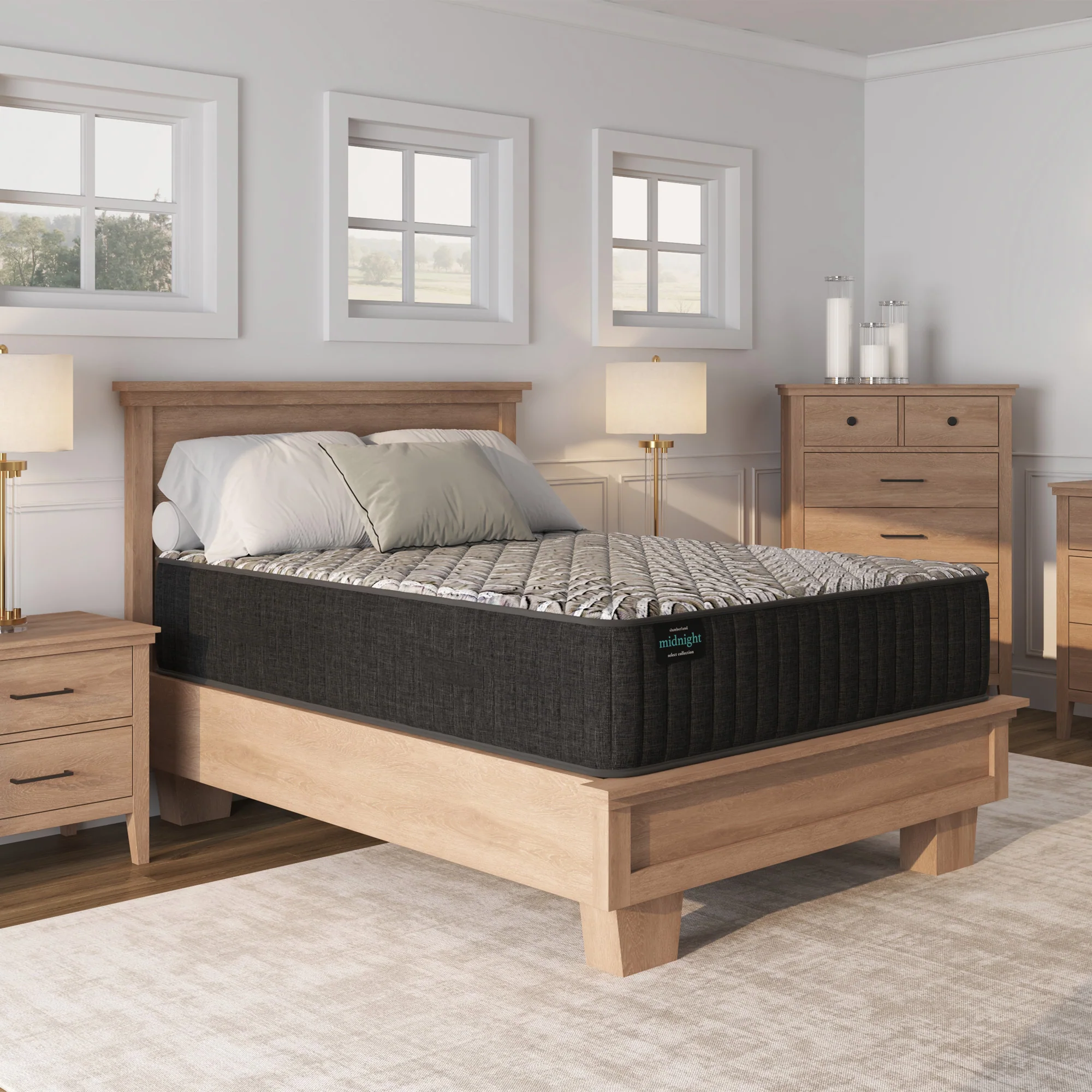 Slumberland Midnight Select Firm Tight Top Mattress - Image 33