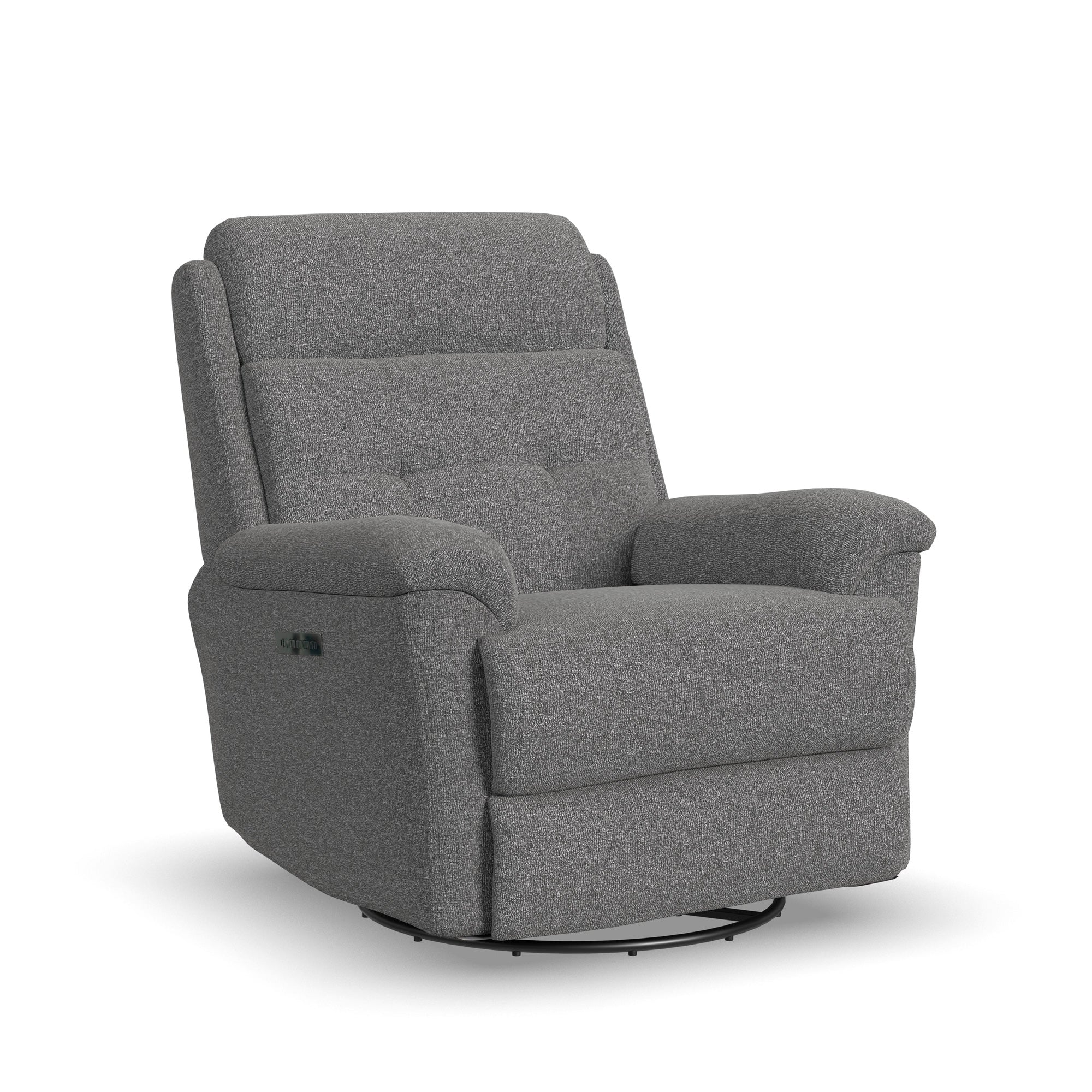 Sophisticated Swivel Power Recliner - Image 8