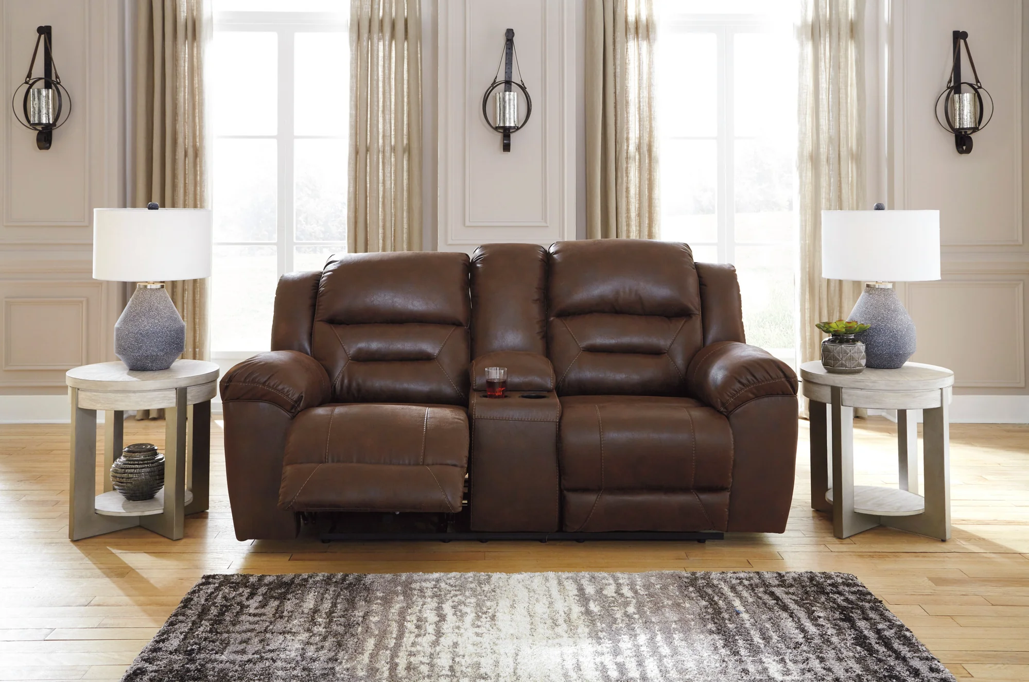 Stoneland Power Reclining Console Loveseat - Image 15
