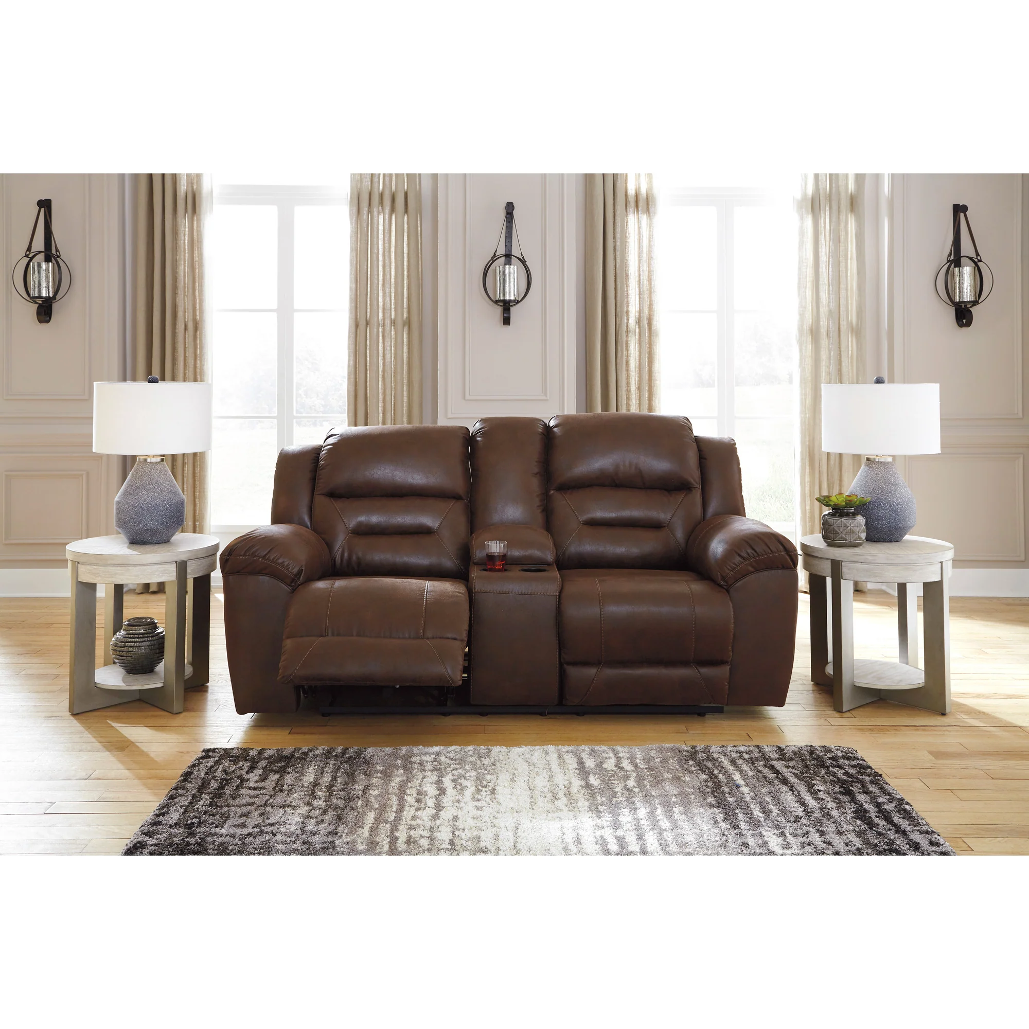 Stoneland Power Reclining Console Loveseat - Image 16