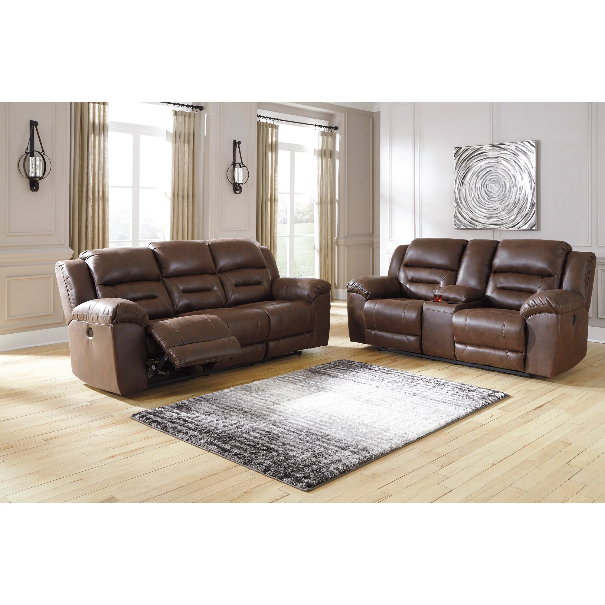 Stoneland Power Reclining Console Loveseat - Image 17