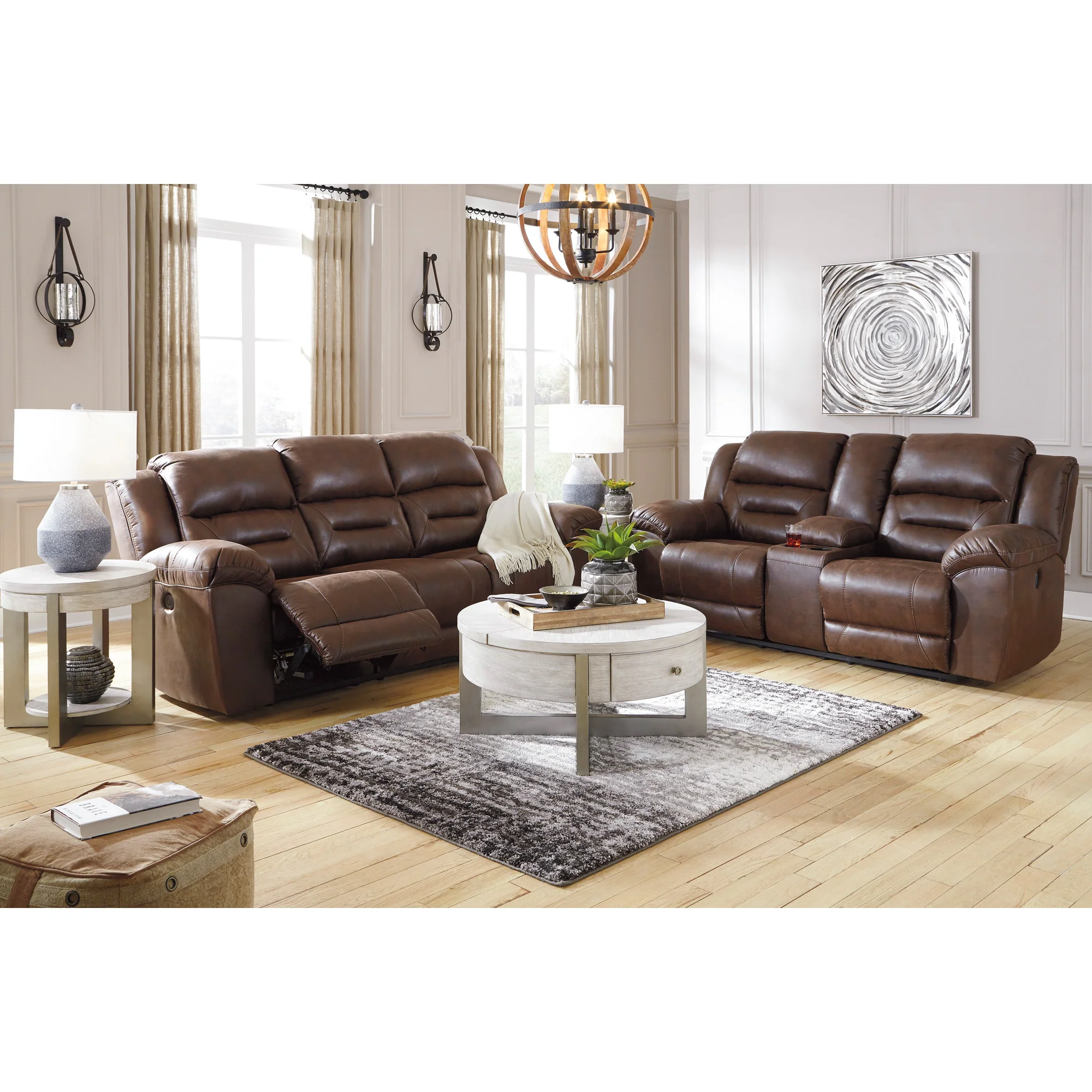Stoneland Power Reclining Console Loveseat - Image 19